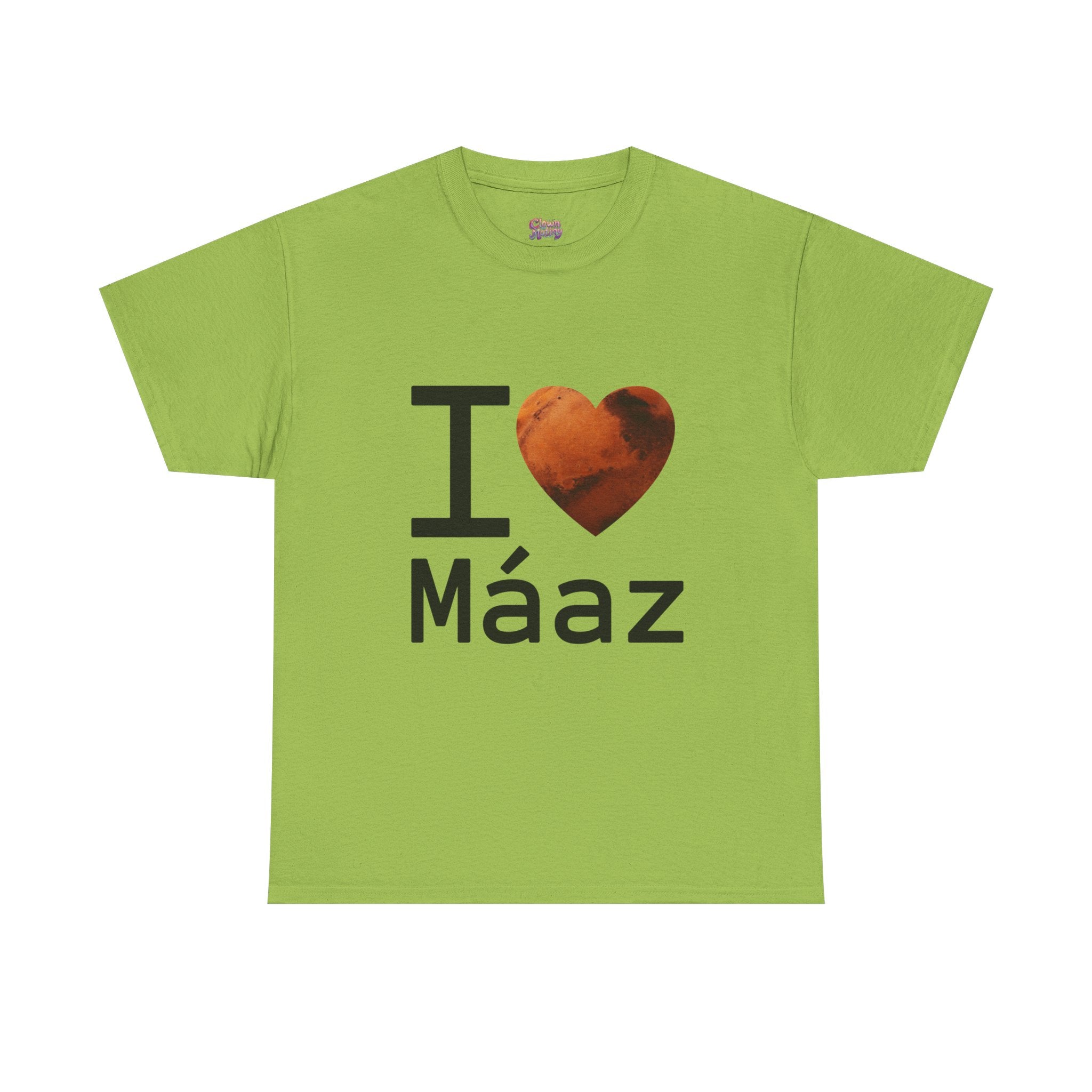 I Love Mars Unisex Heavy Cotton Tee