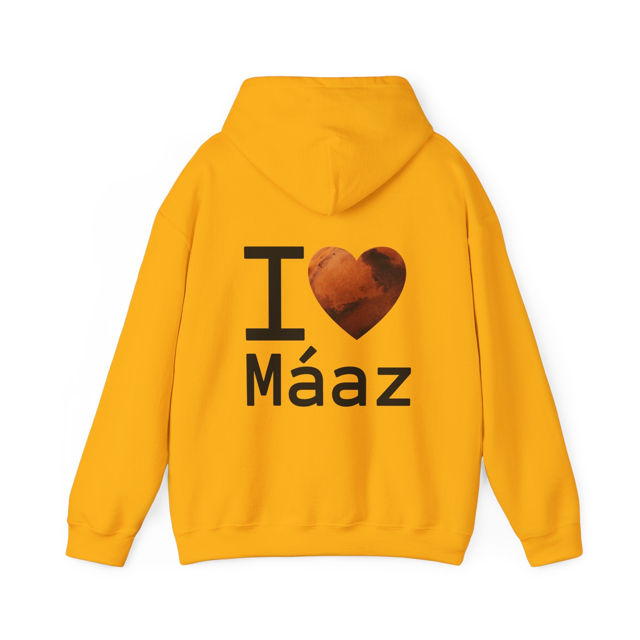 I Love Mars Unisex Heavy Blend Hooded Sweatshirt