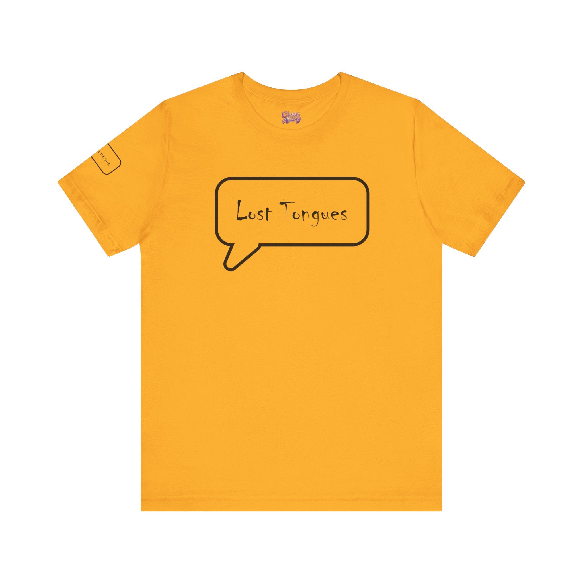 Lost Tongues Unisex Jersey Short Sleeve Tee