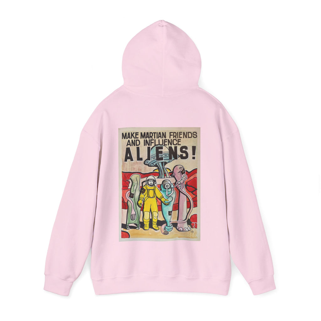 Mars Aliens Unisex Heavy Blend Hooded Sweatshirt
