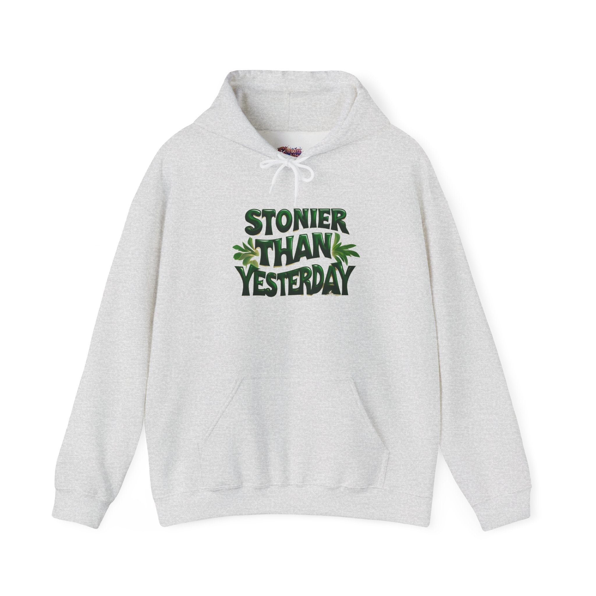 Stoner Vibes Unisex Hooded Sweatshirt - 'Stonier Than Yesterday'