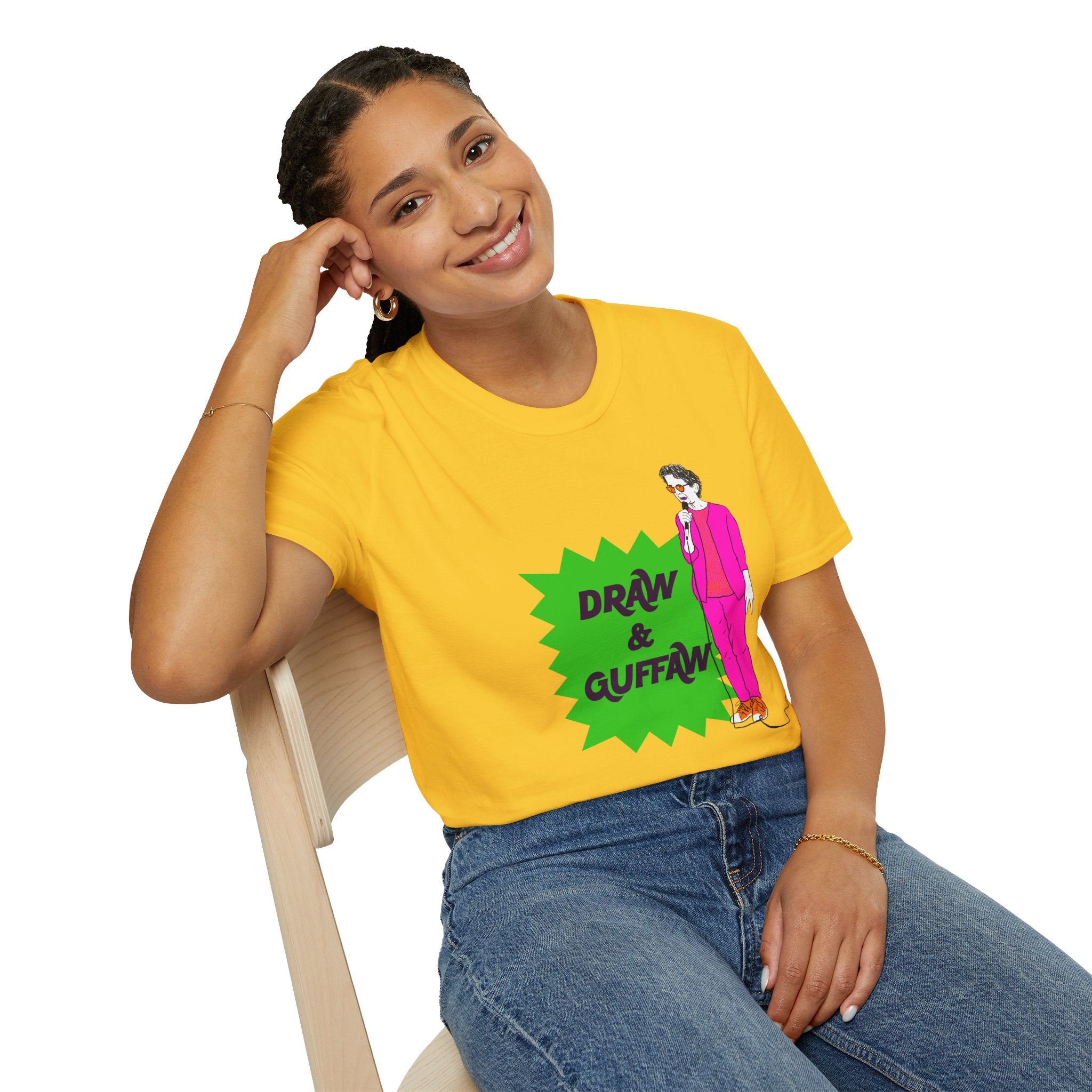 Draw and Guffaw Unisex Softstyle T-Shirt