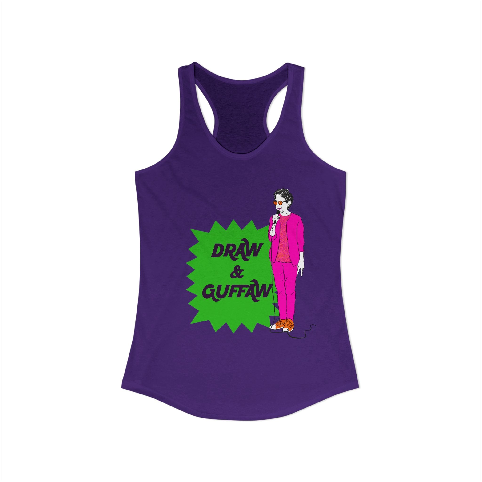 Draw and Guffaw Women's Ideal Racerback Tank