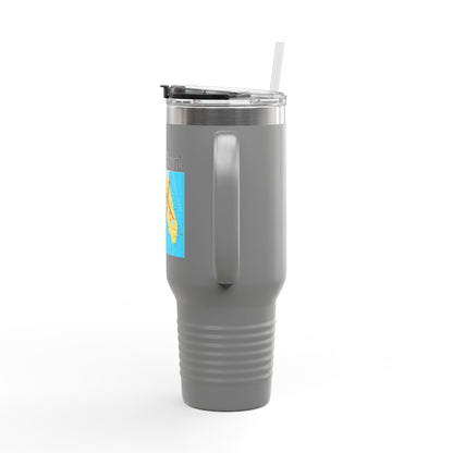 MoonPieTown Insulated Travel Mug - 40oz, Perfect for Coffee Lovers & Adventurers!