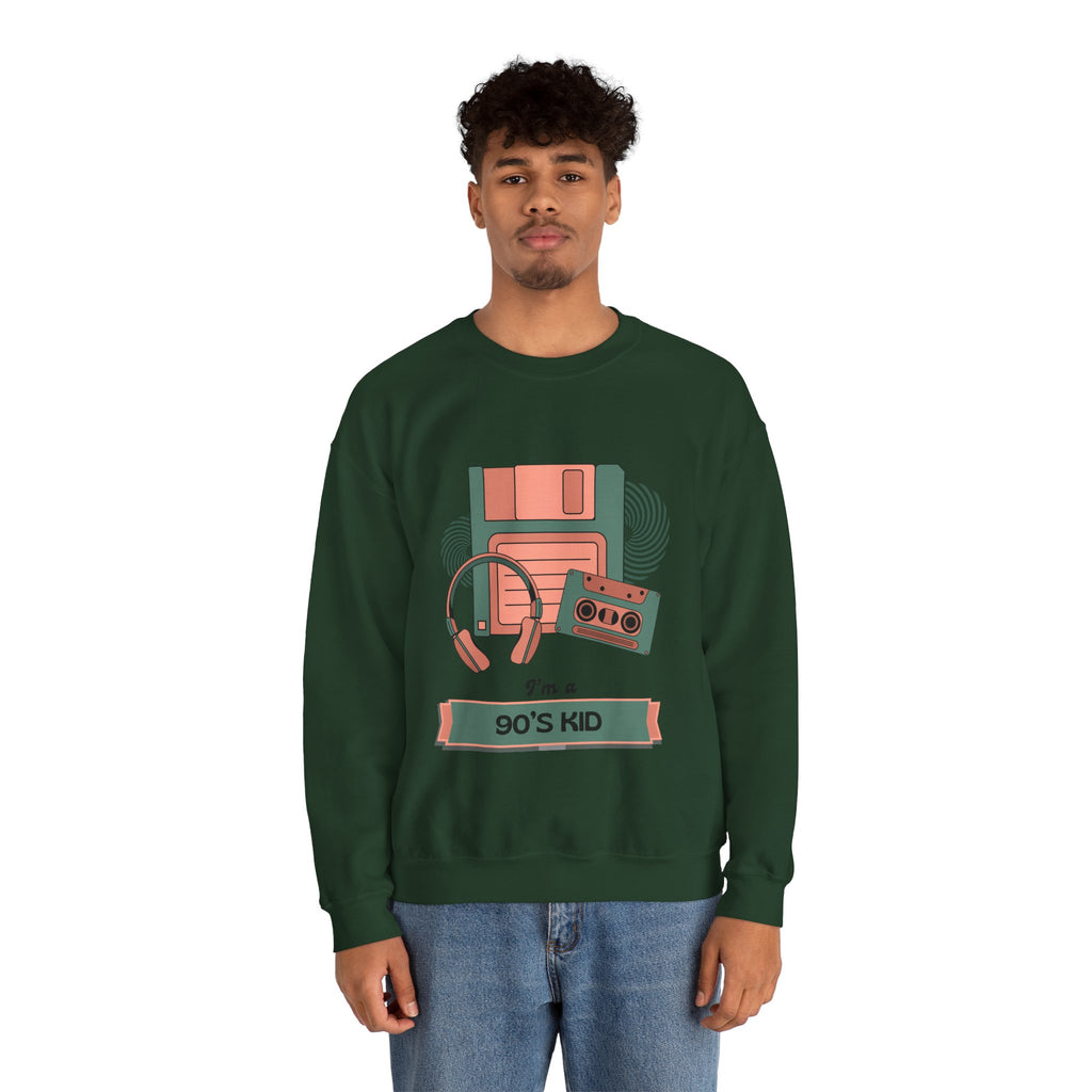 90s Kid Unisex Heavy Blend Crewneck Sweatshirt