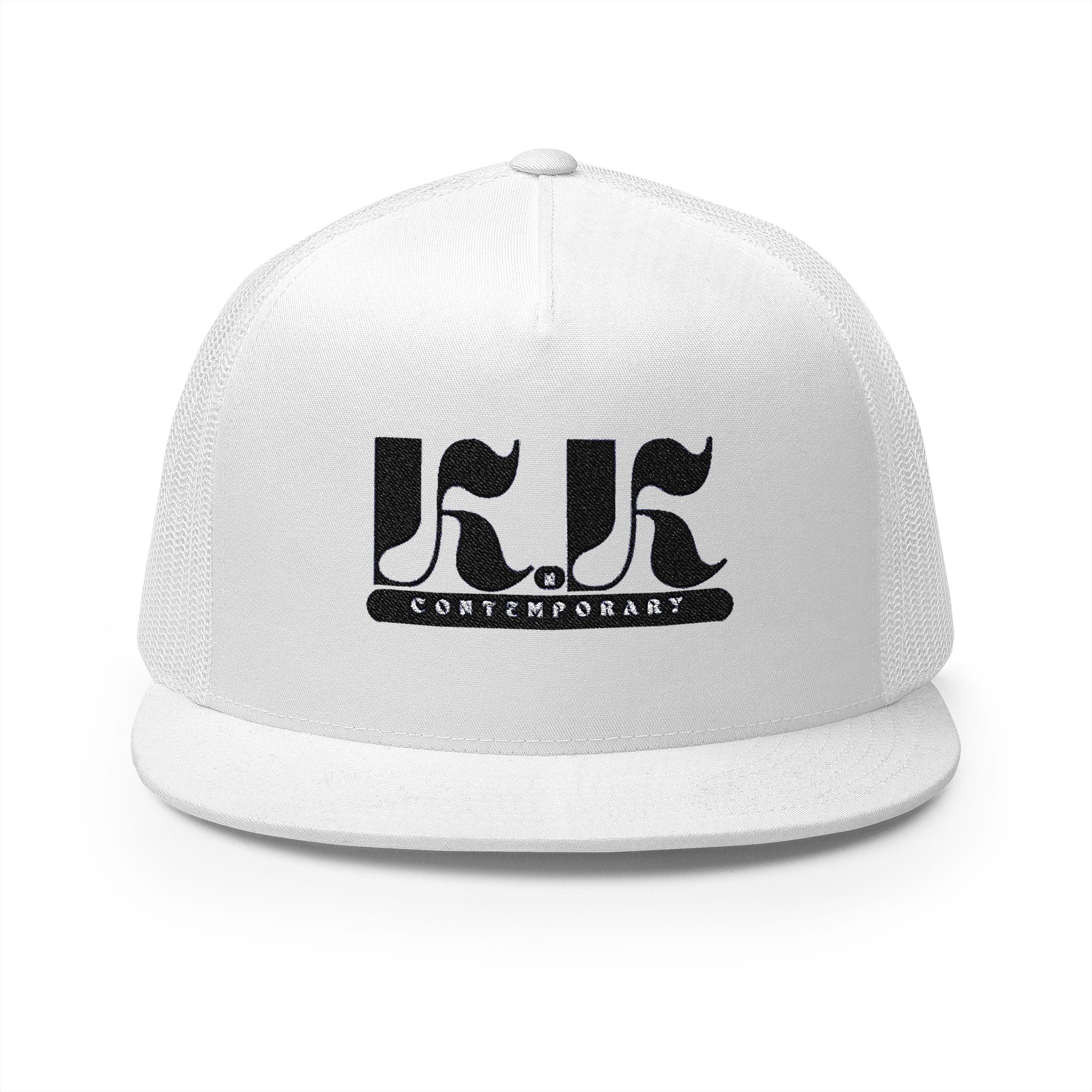 KnK Contemporary Stylish Embroidered 5 Panel Trucker Cap