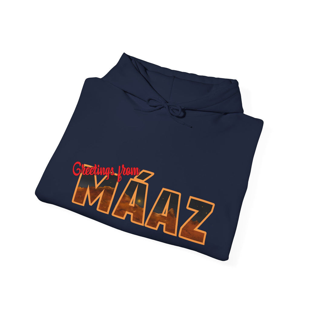 Greetings from Máaz Martians Unisex Heavy Blend Hooded Sweatshirt