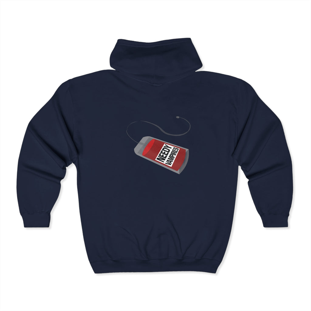 Needy Vampires Unisex Heavy Blend Full Zip Hooded Sweatshirt