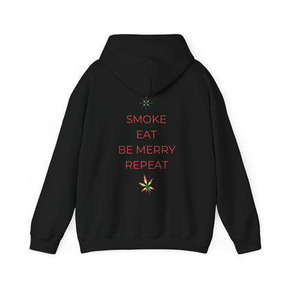 Eat Repeat Holiday Unisex Heavy Blend Hooded Sweatshirt