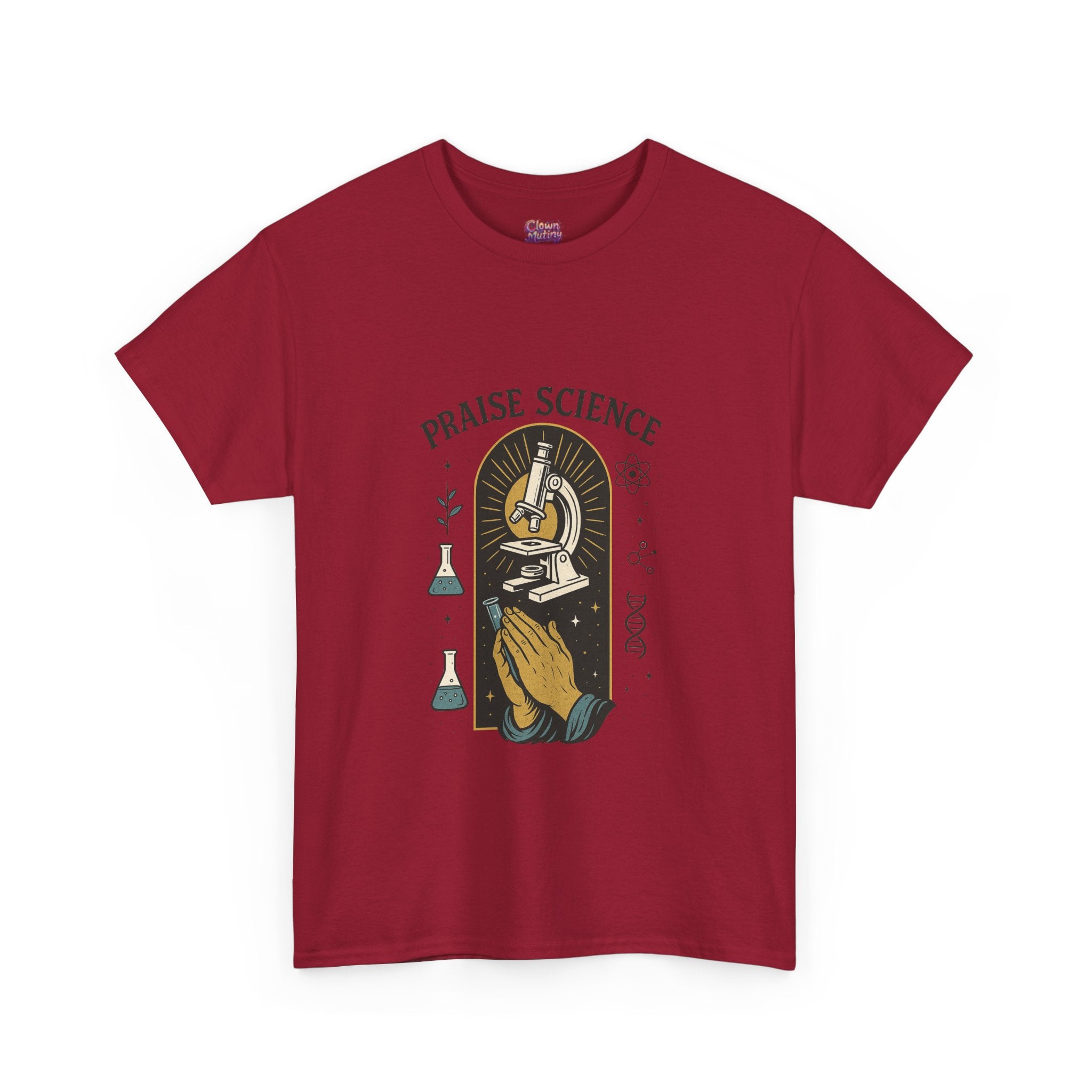 Praise Science Unisex Heavy Cotton Tee - Science Lover's T-Shirt for Educators and Students