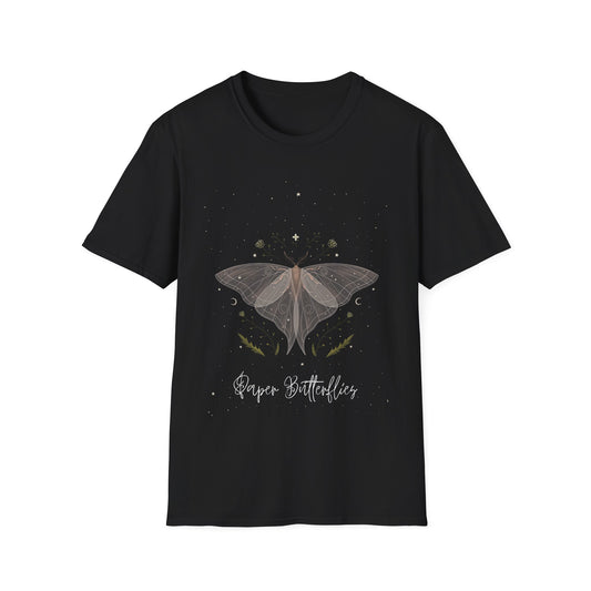 Paper Butterflies Fancy Unisex Softstyle T-Shirt