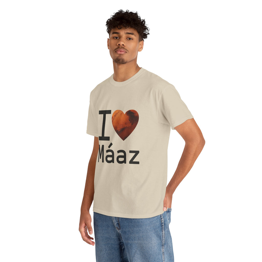 I Love Mars Unisex Heavy Cotton Tee