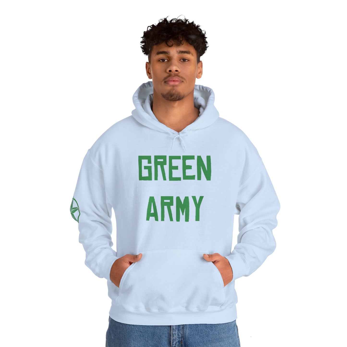 Green Army Unisex Heavy Blend Hooded Sweatshirt