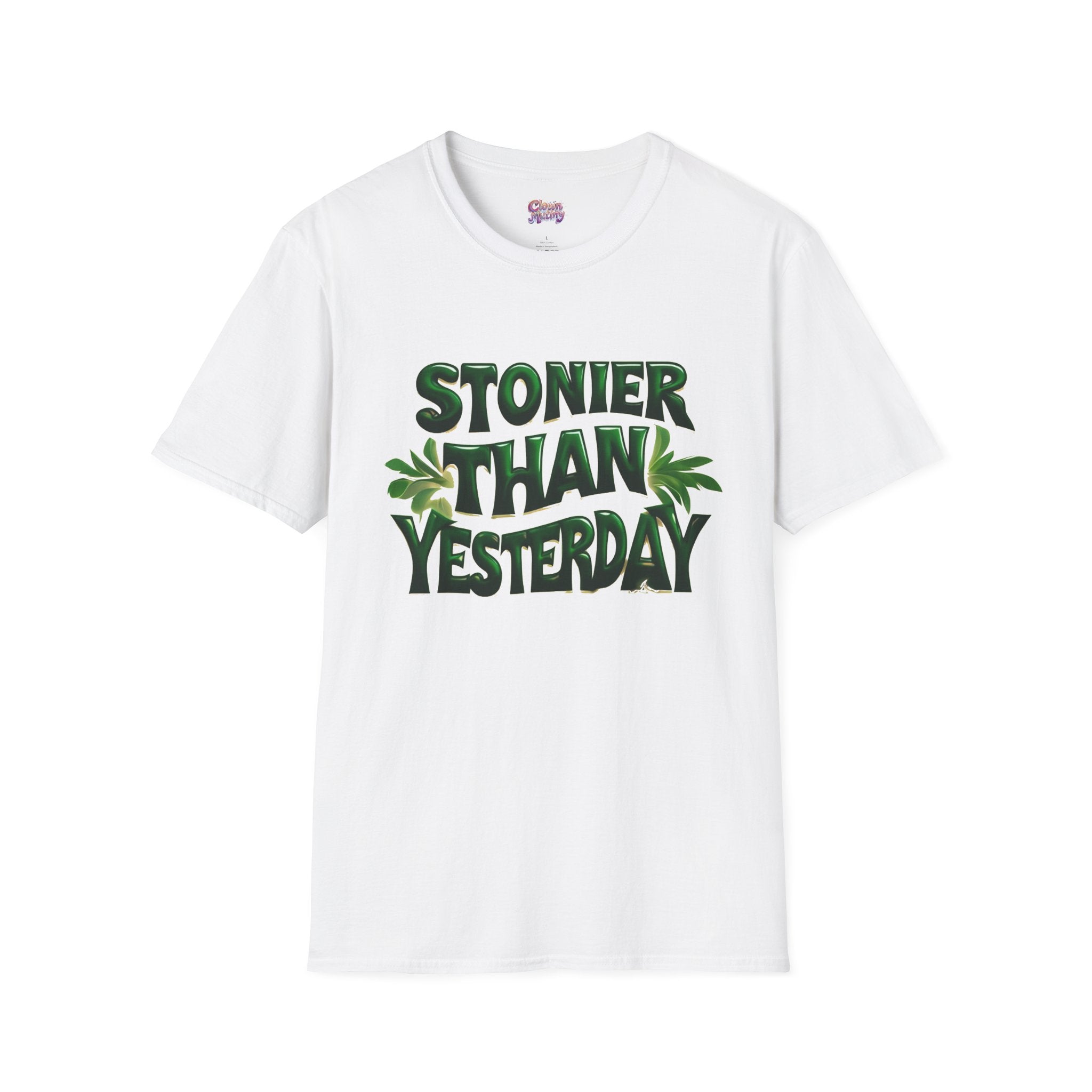 Stoner Vibes Unisex Softstyle T-Shirt - 'Stoner Than Yesterday' Graphic Tee