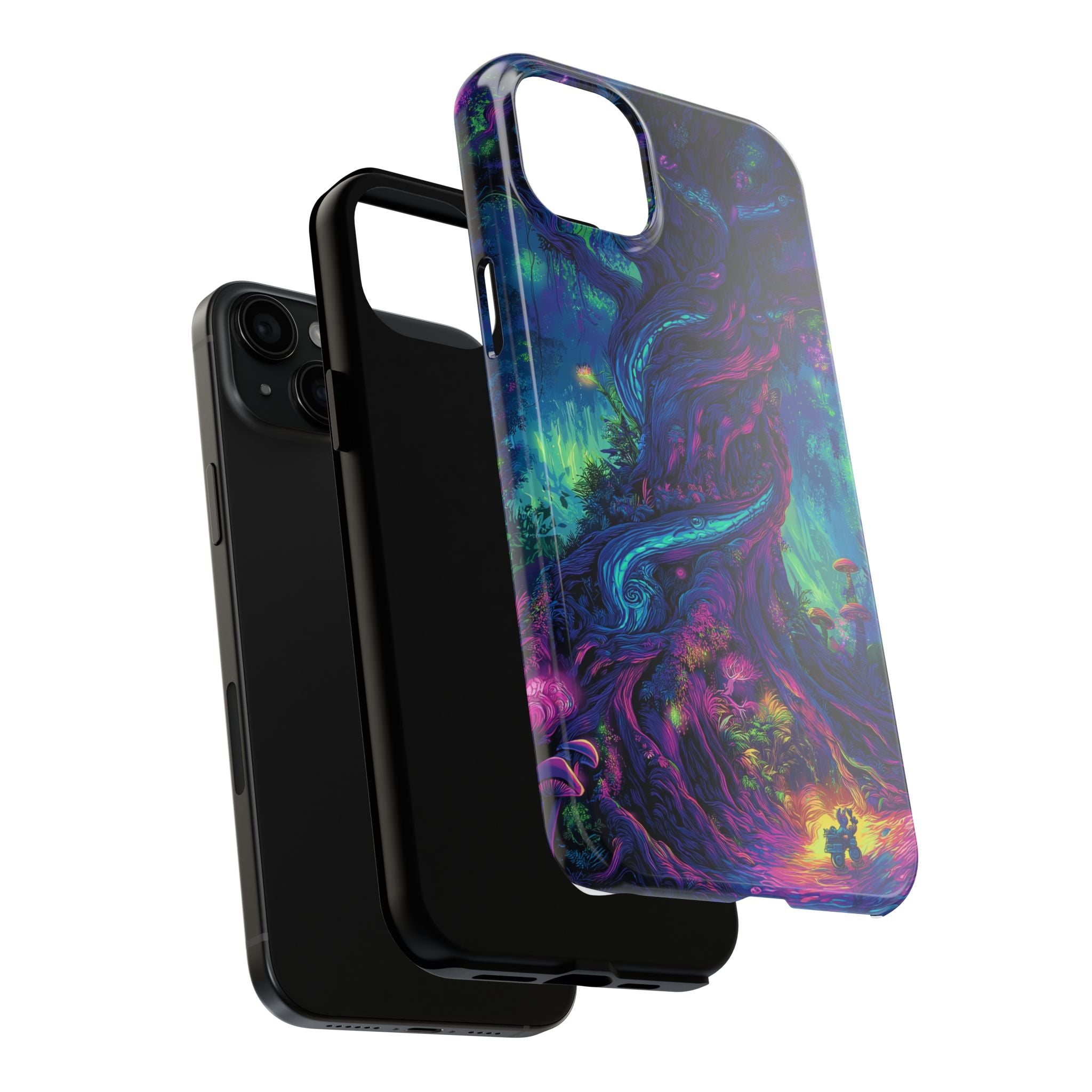 Psychedelic Tree Tough Phone Cases