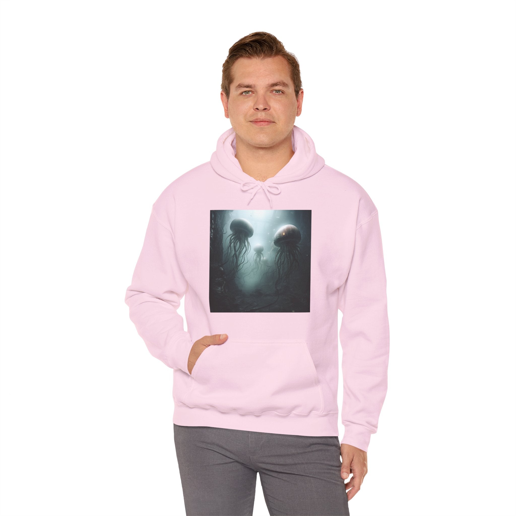 Alien Jellyfish Unisex Heavy Blend Hooded Sweatshirt