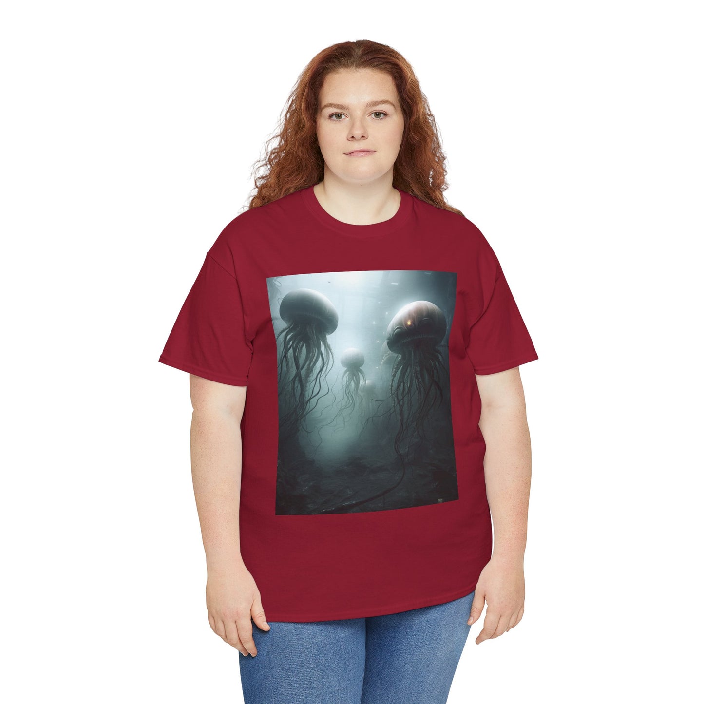 Alien Jellyfish Unisex Heavy Cotton Tee