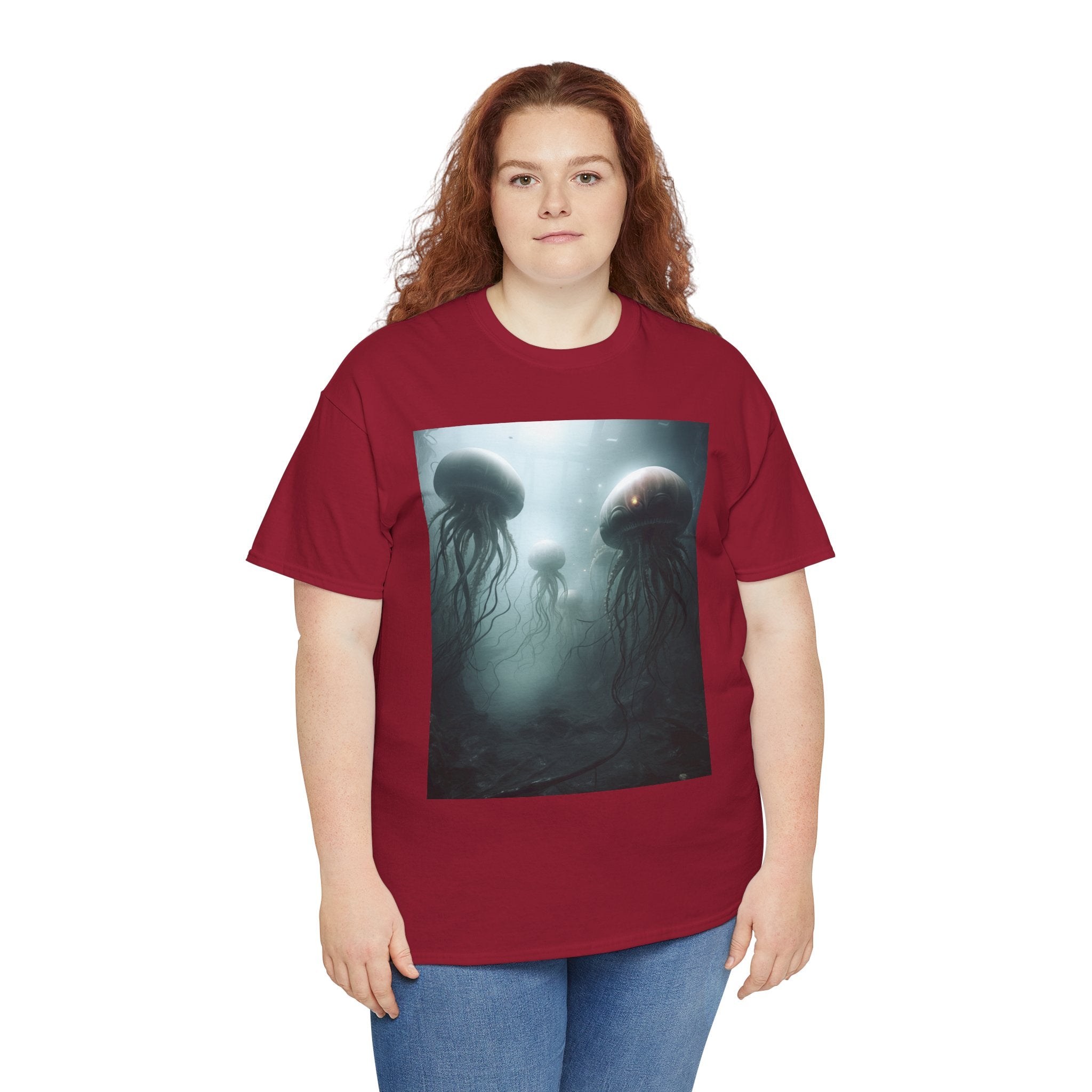 Alien Jellyfish Unisex Heavy Cotton Tee