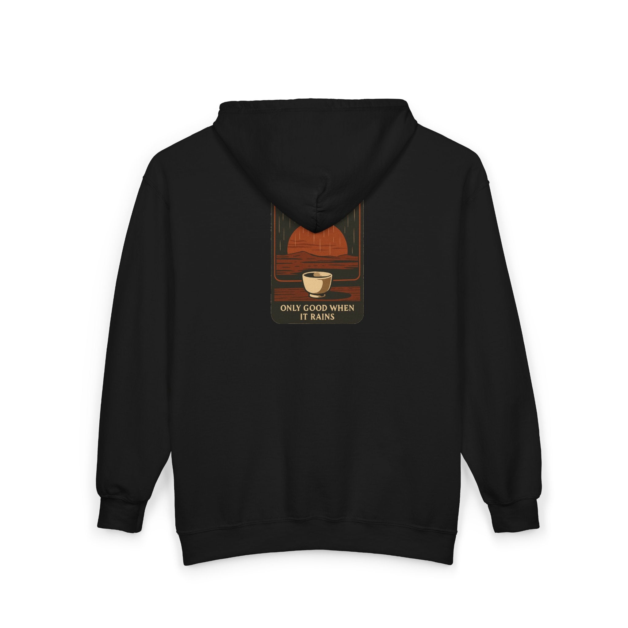 Sake on Mars Zip Hoodie — "I Hear the Sake on Mars Is Only Good When It Rains"