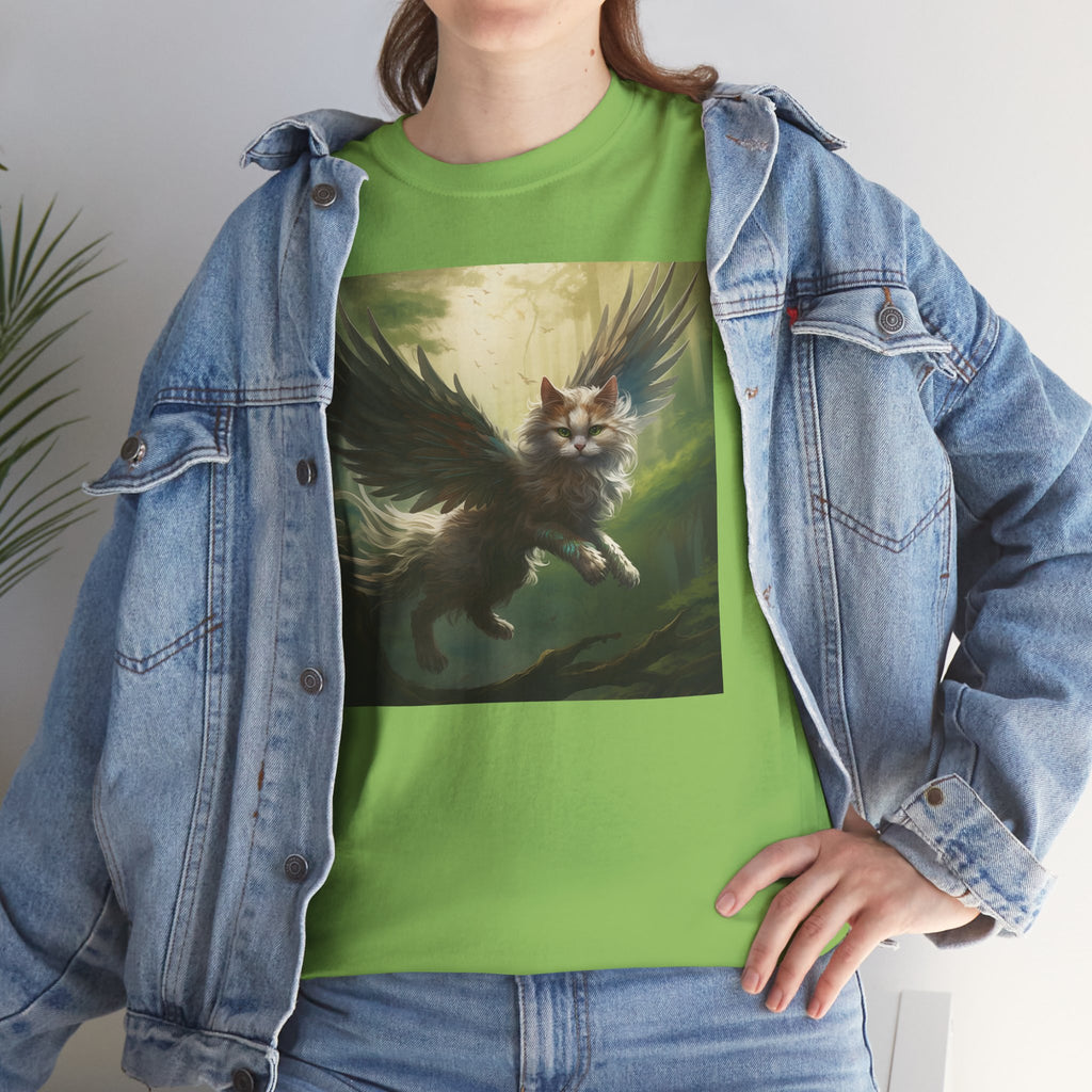 Fantasy Cat Unisex Heavy Cotton Tee