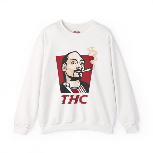 Bucket Love Graphic Crewneck Sweatshirt - Cozy Vintage Style for Chill Vibes