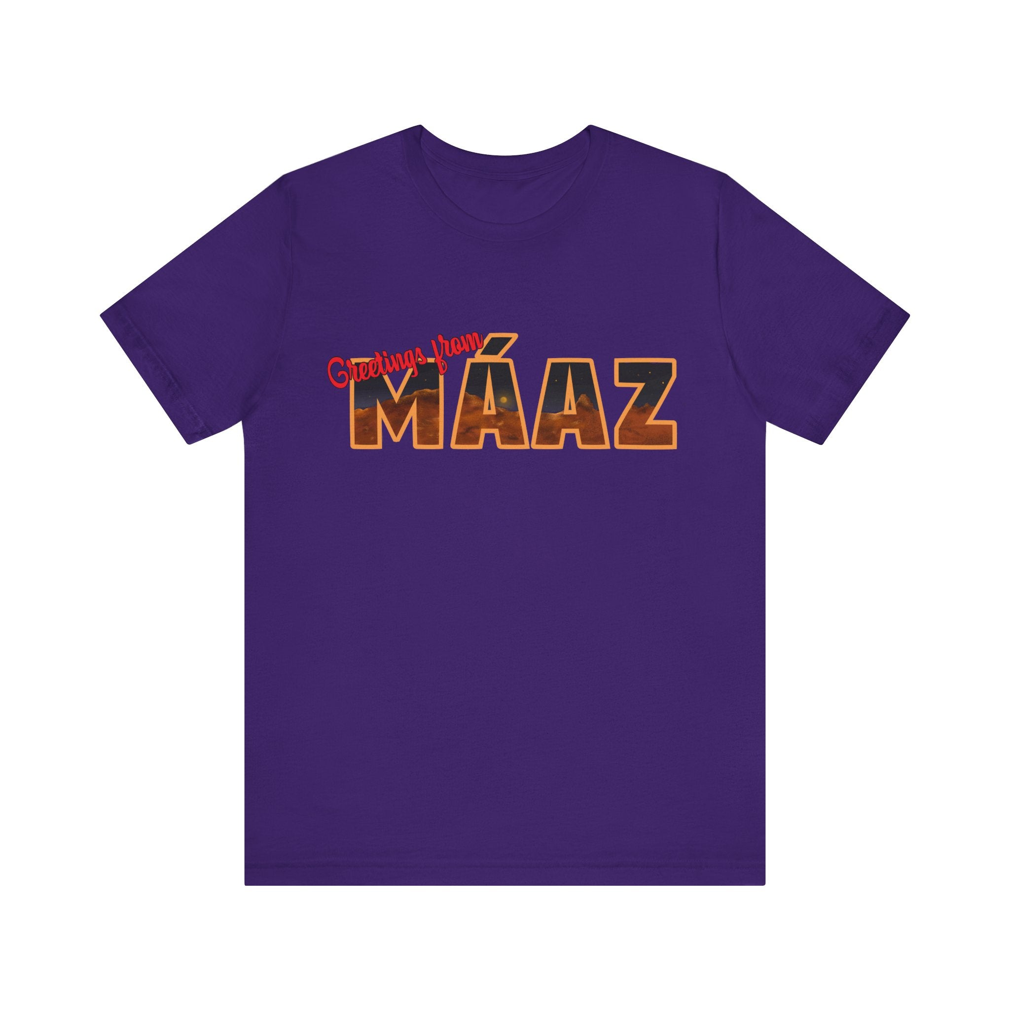 Greetings from Máaz Unisex Jersey Short Sleeve Tee