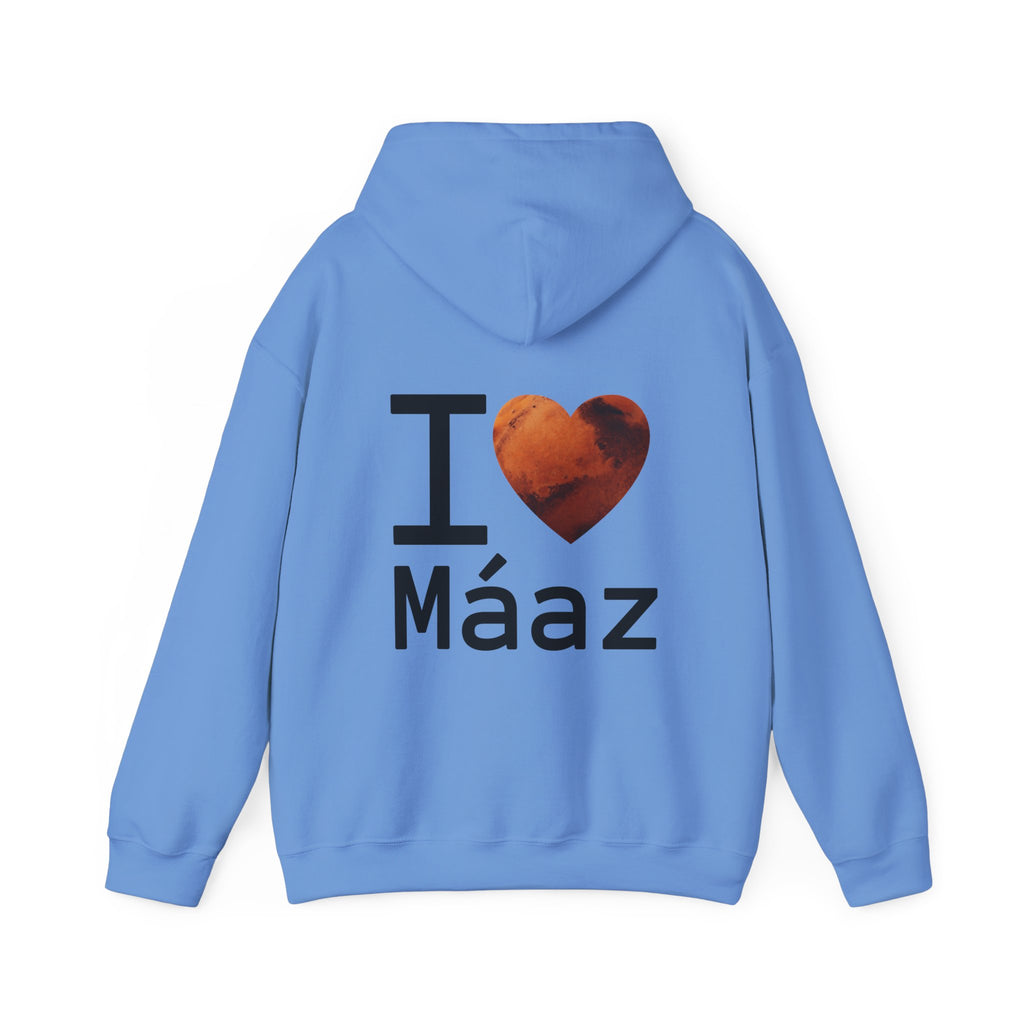 I Love Mars Unisex Heavy Blend Hooded Sweatshirt