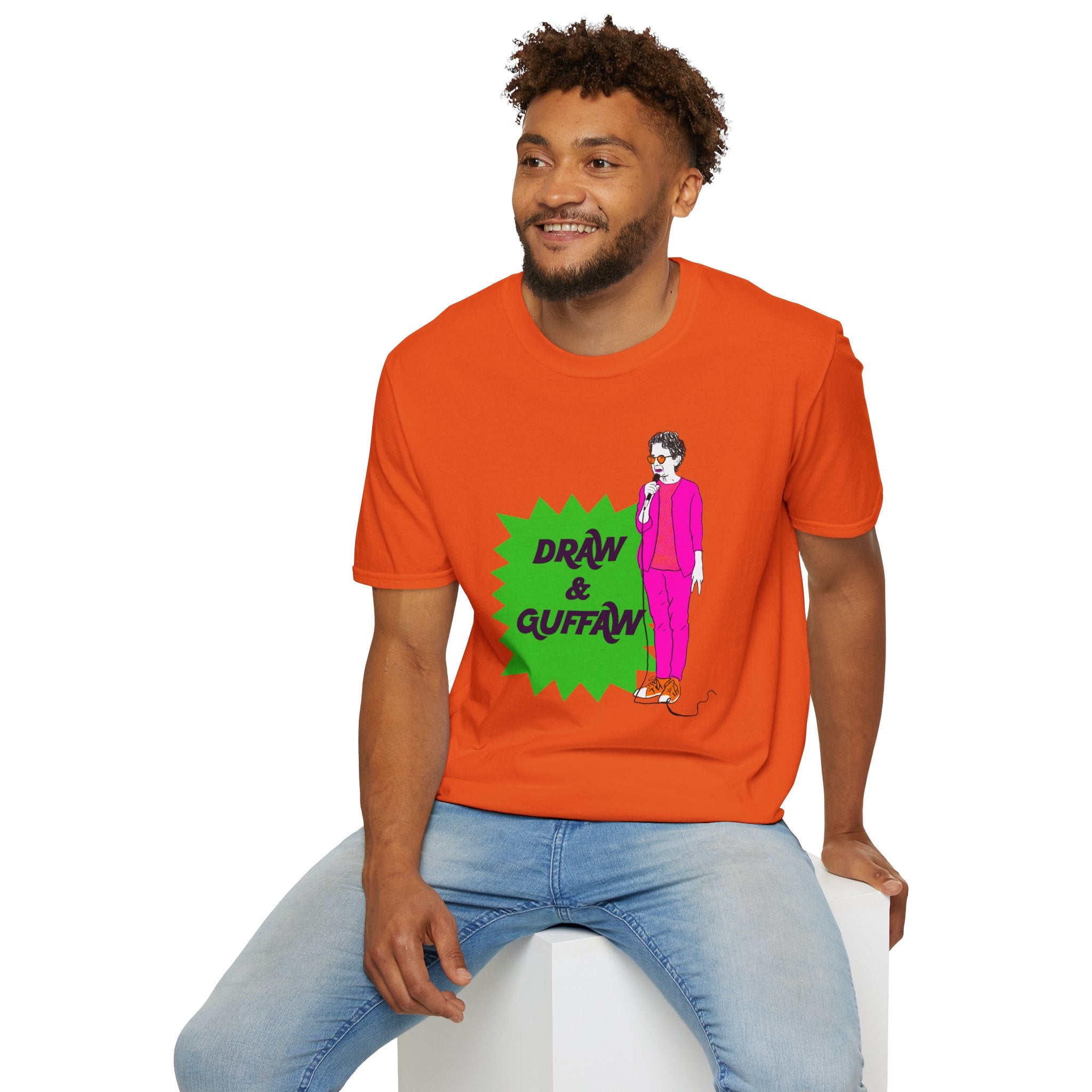 Draw and Guffaw Unisex Softstyle T-Shirt