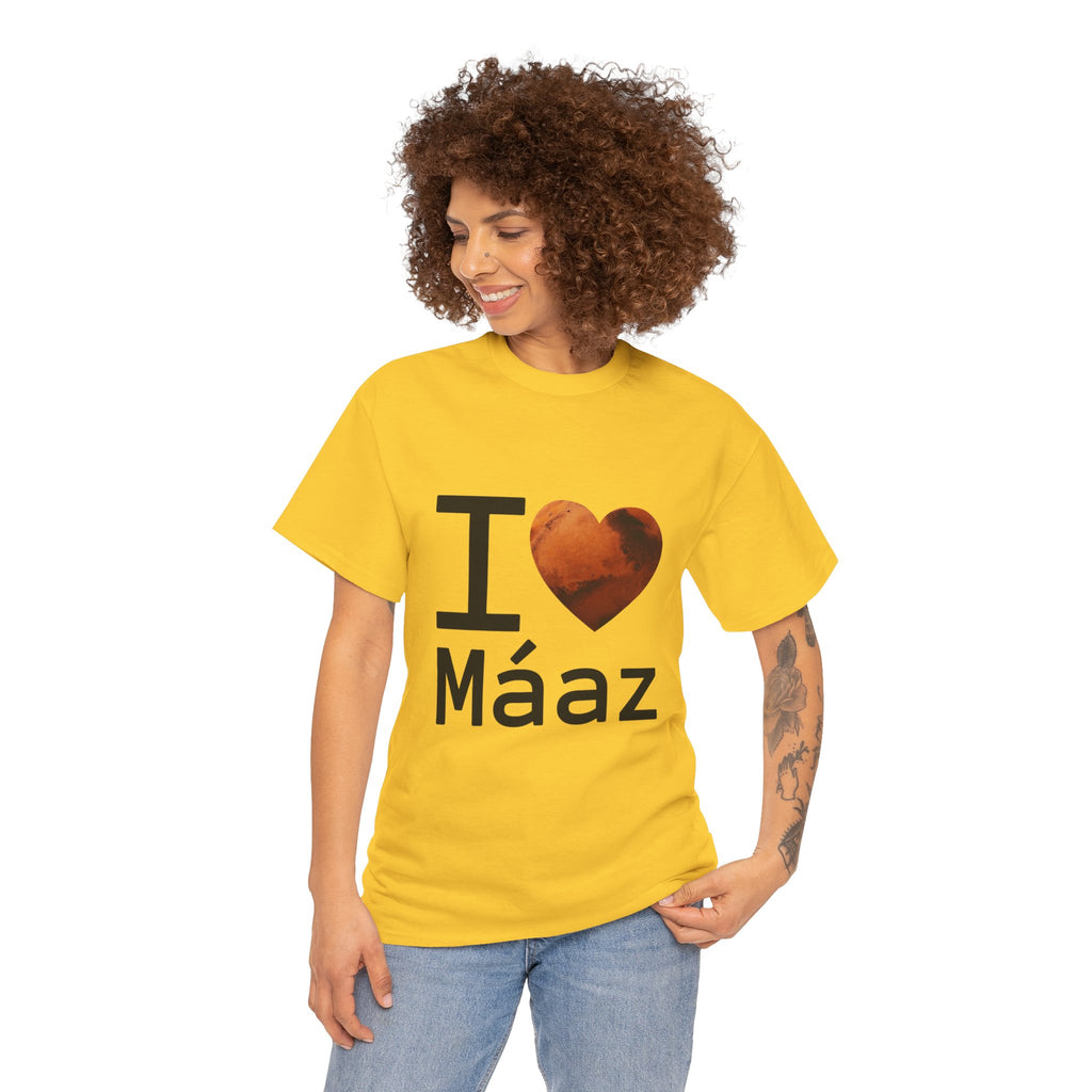 I Love Mars Unisex Heavy Cotton Tee