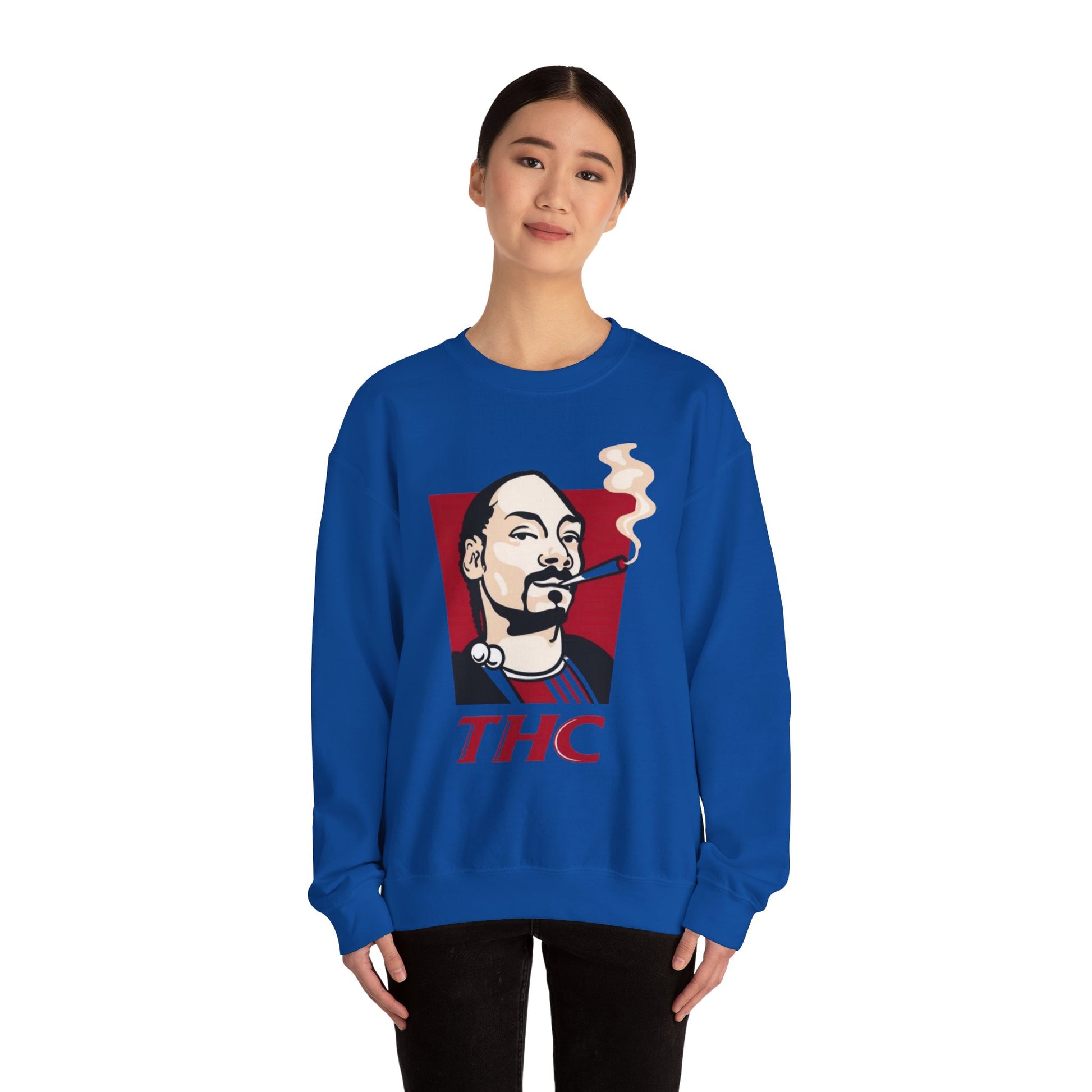 Bucket Love Graphic Crewneck Sweatshirt - Cozy Vintage Style for Chill Vibes