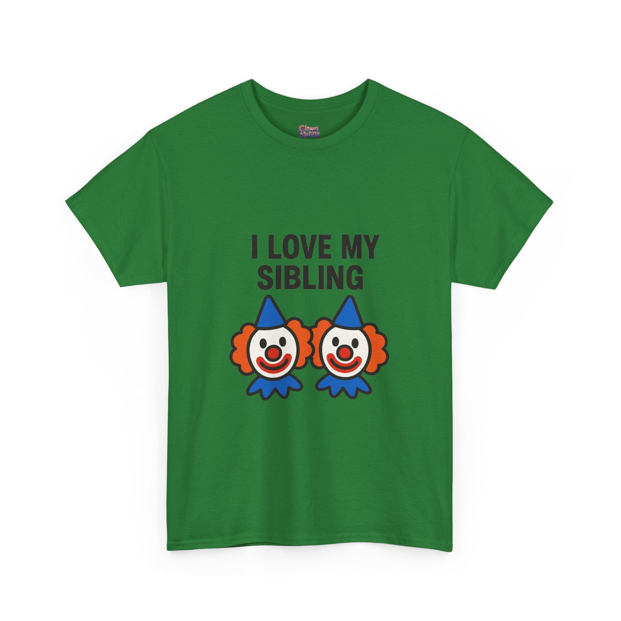 Funny Clown Sibling Love Unisex Cotton Tee