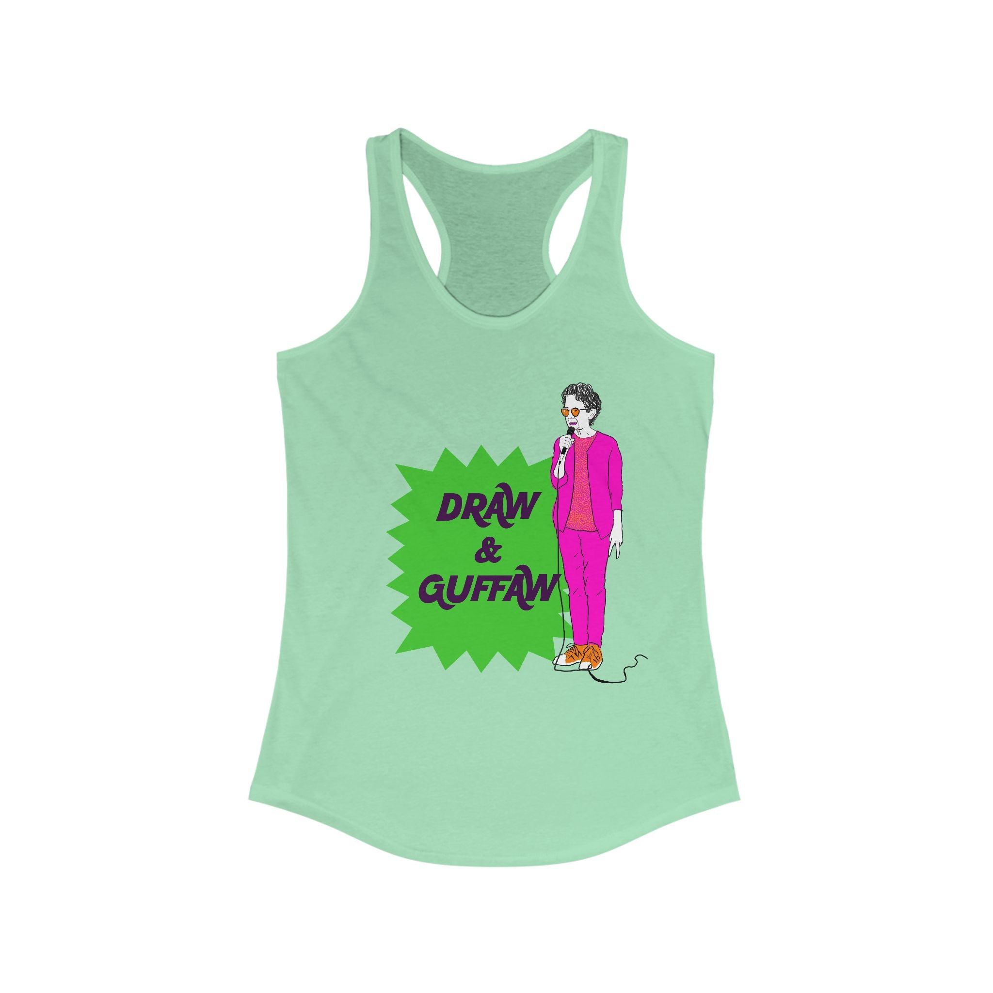 Draw and Guffaw Women's Ideal Racerback Tank