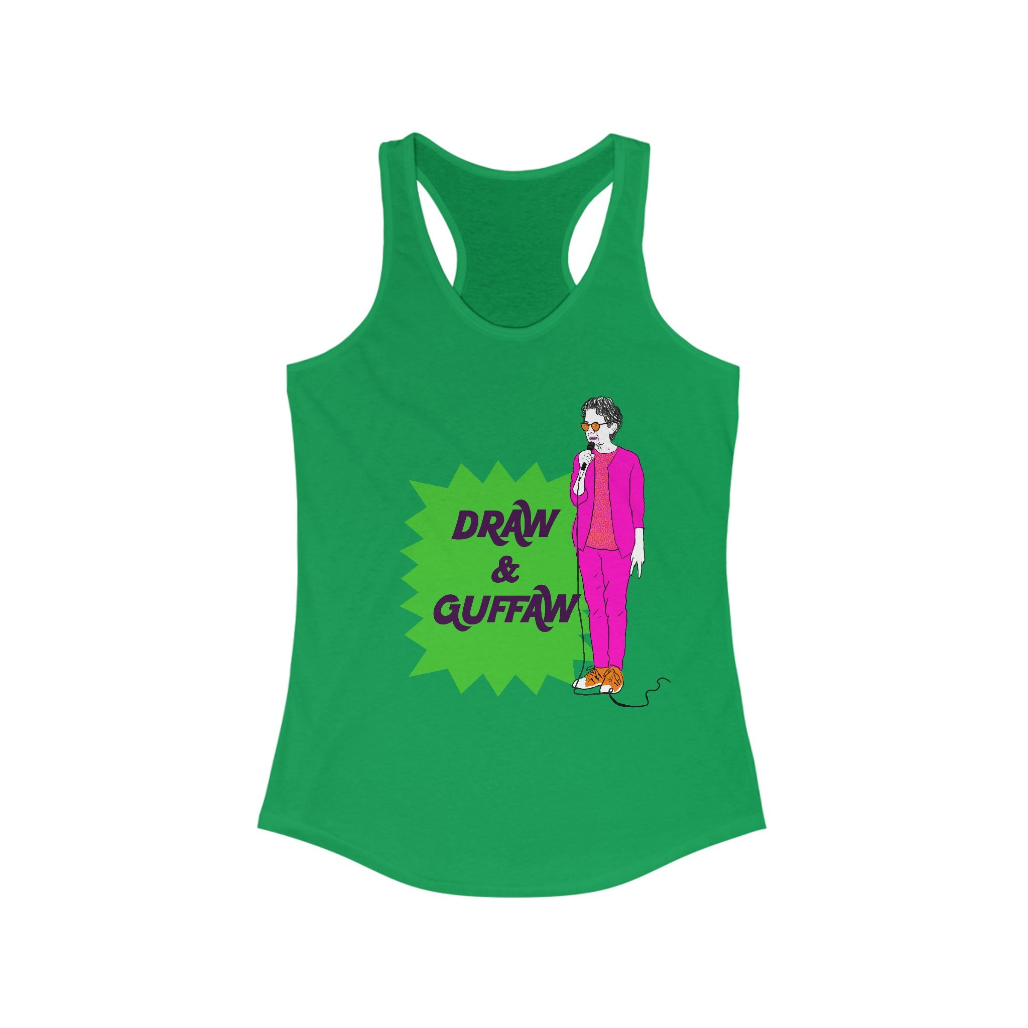Draw and Guffaw Women's Ideal Racerback Tank