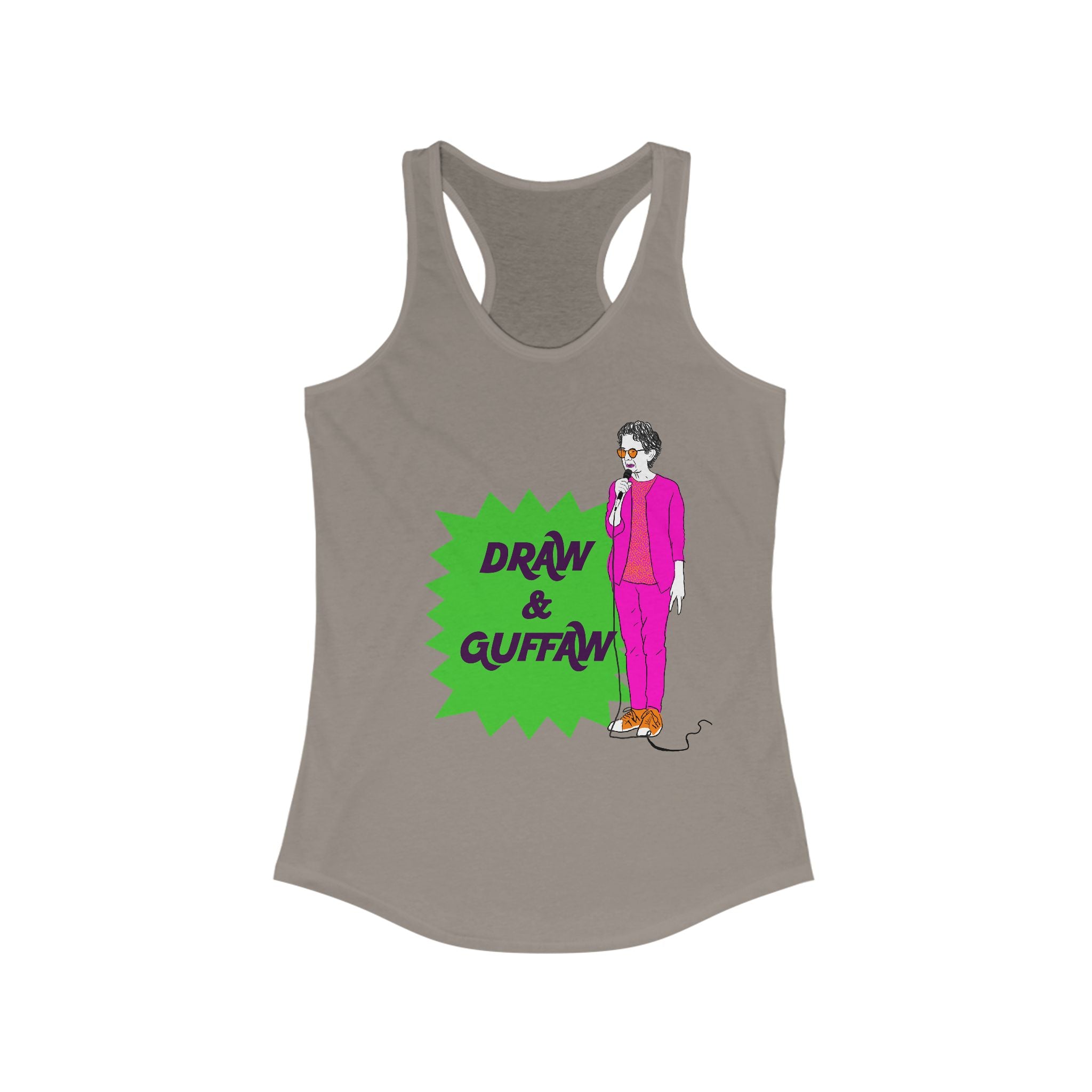 Draw and Guffaw Women's Ideal Racerback Tank
