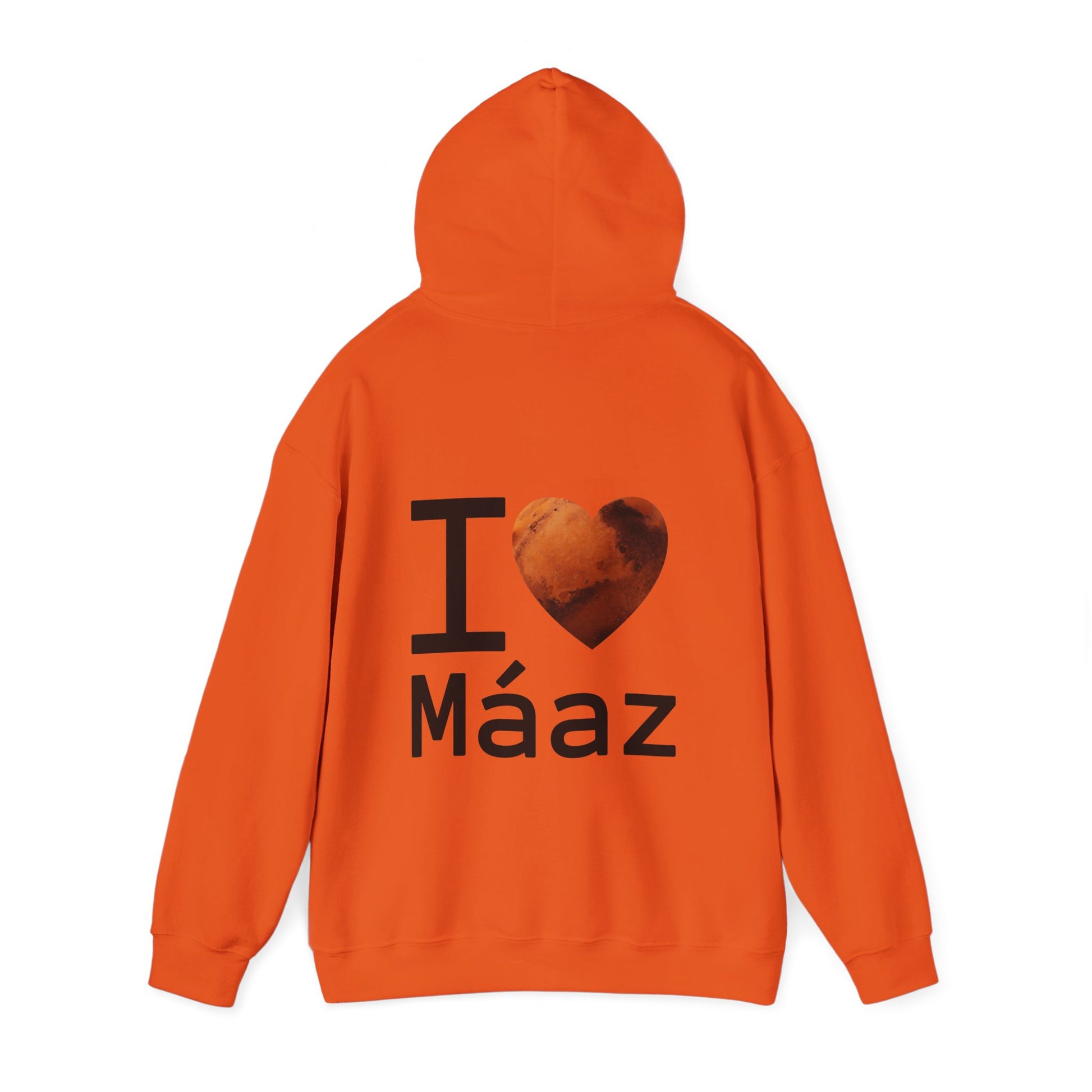 I Love Mars Unisex Heavy Blend Hooded Sweatshirt