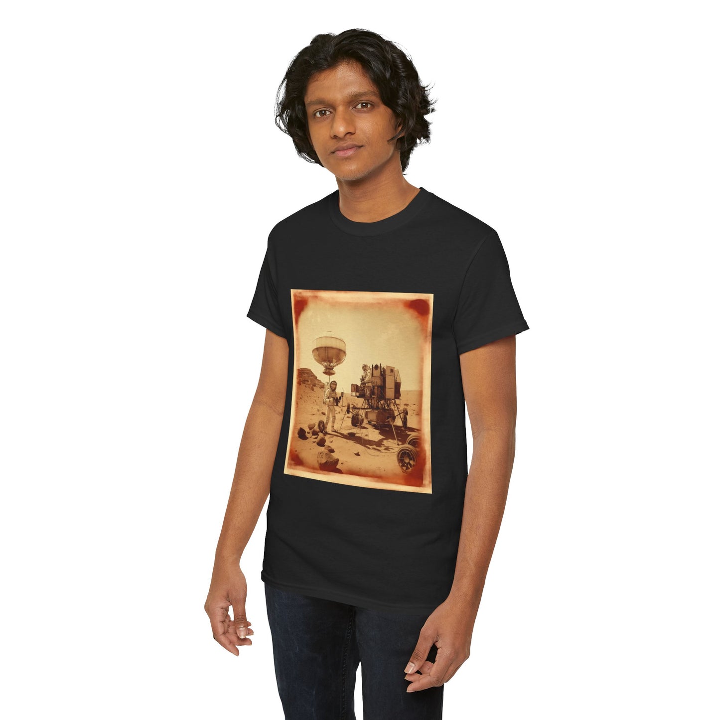 Martian Polaroid Unisex Heavy Cotton Tee