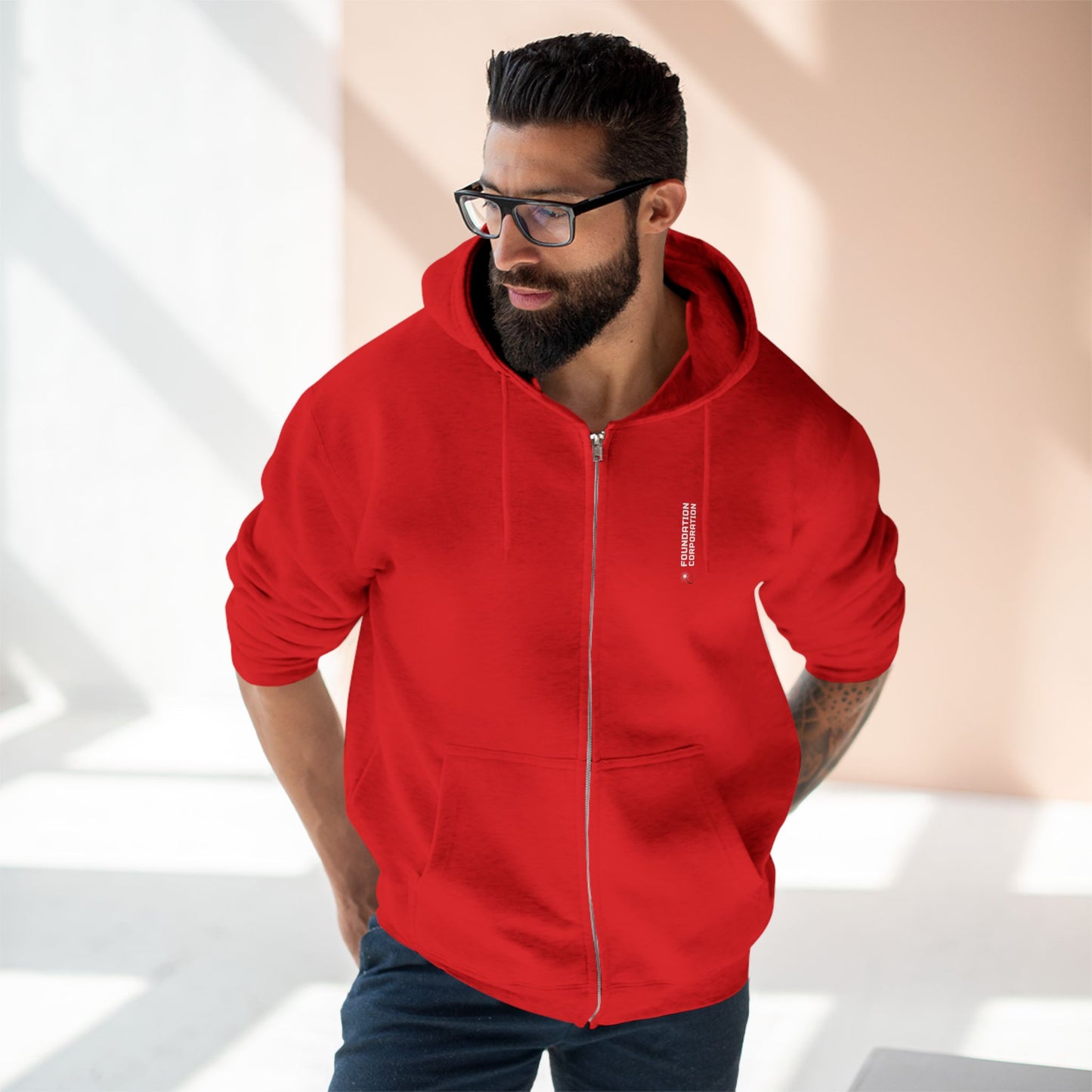 Foundation Corp Needs You Unisex Zip Hoodie
