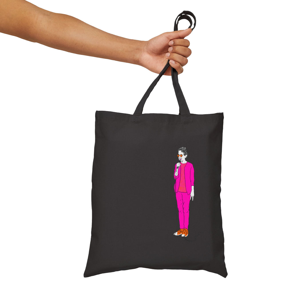 Loren K Little Old Lesbian Cotton Canvas Tote Bag