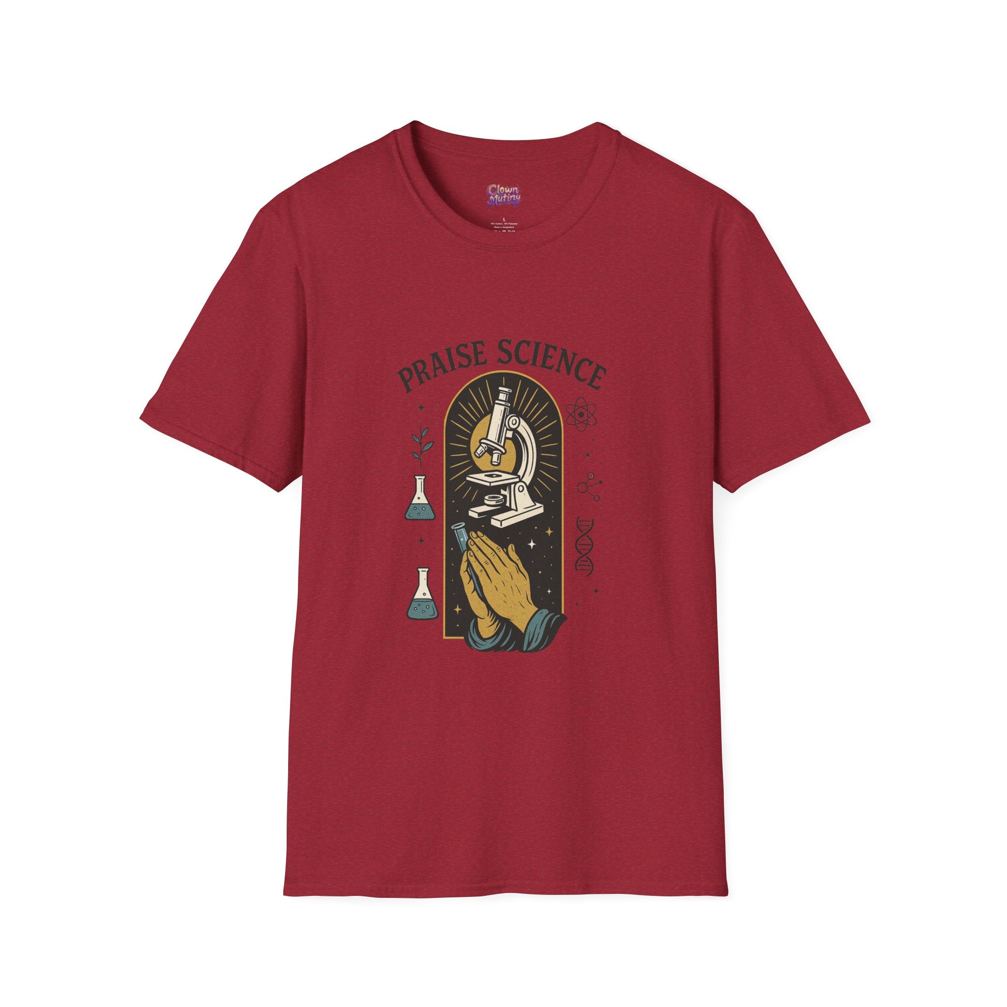 Praise Science Unisex Softstyle T-Shirt - Science Enthusiast Tee