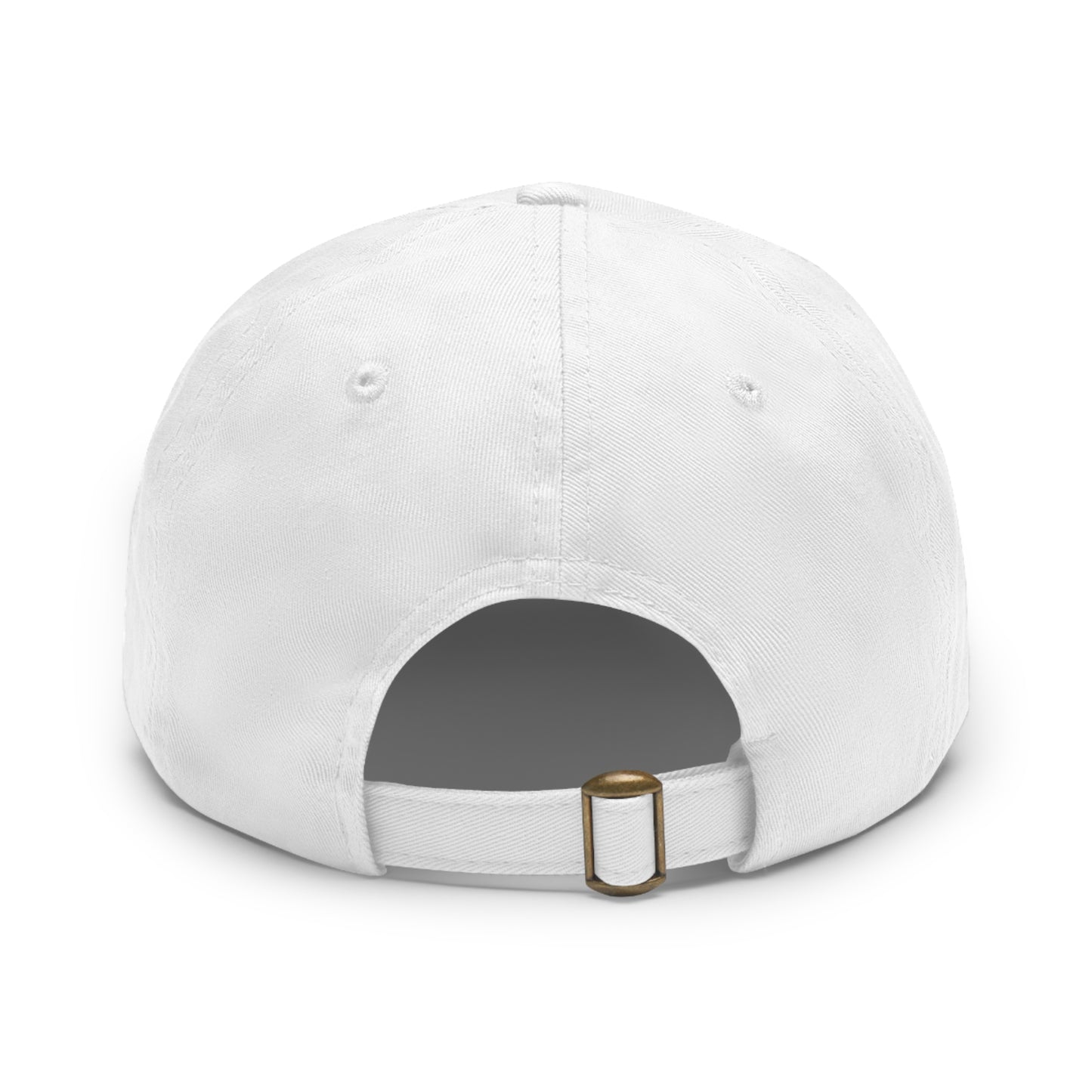 Marty Party Dad Hat with Leather Patch (Rectangle)