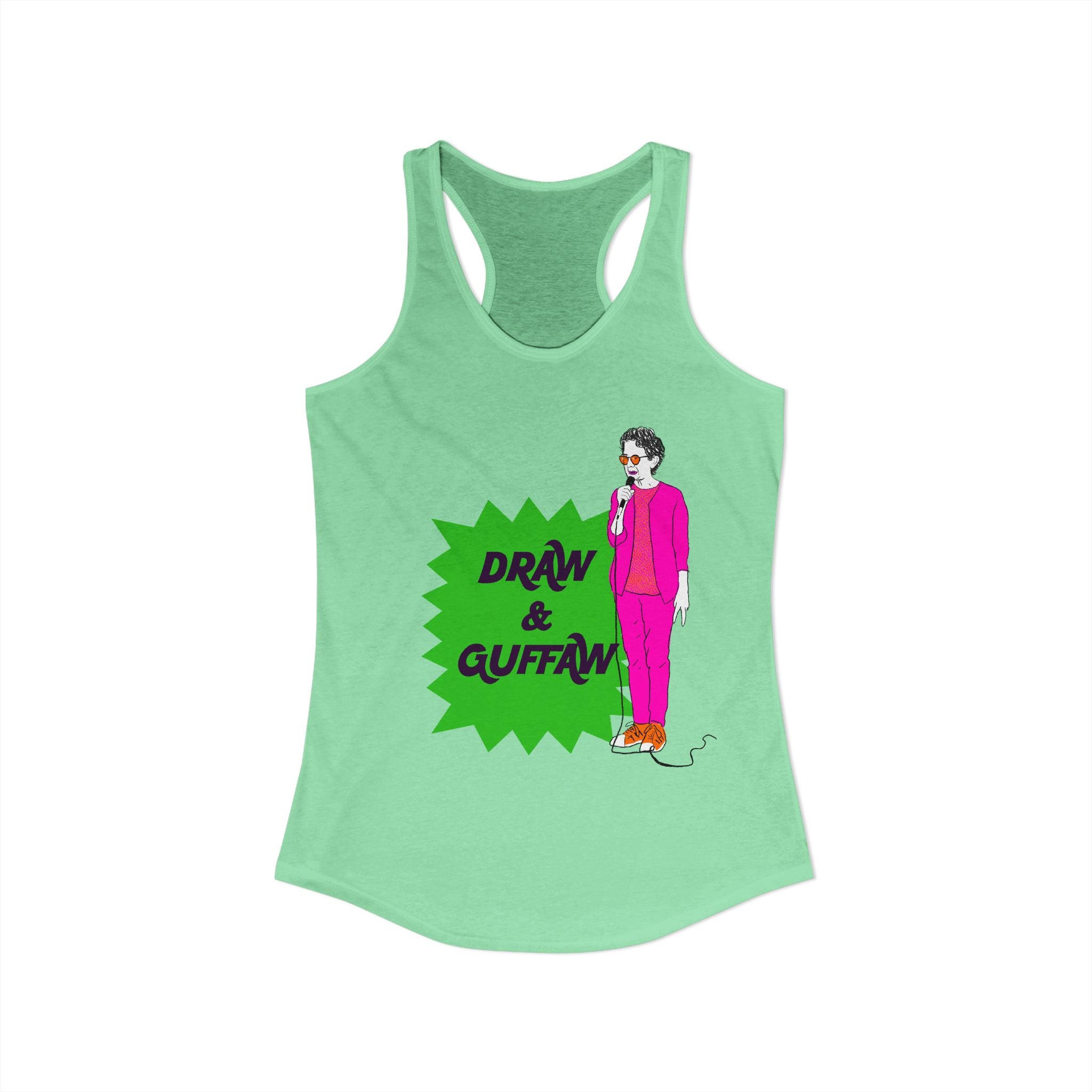 Draw and Guffaw Women's Ideal Racerback Tank
