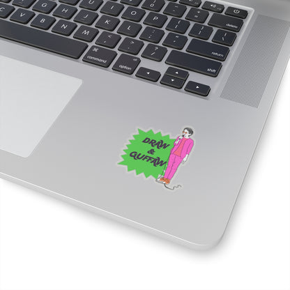 Draw and Guffaw Kiss-Cut Stickers