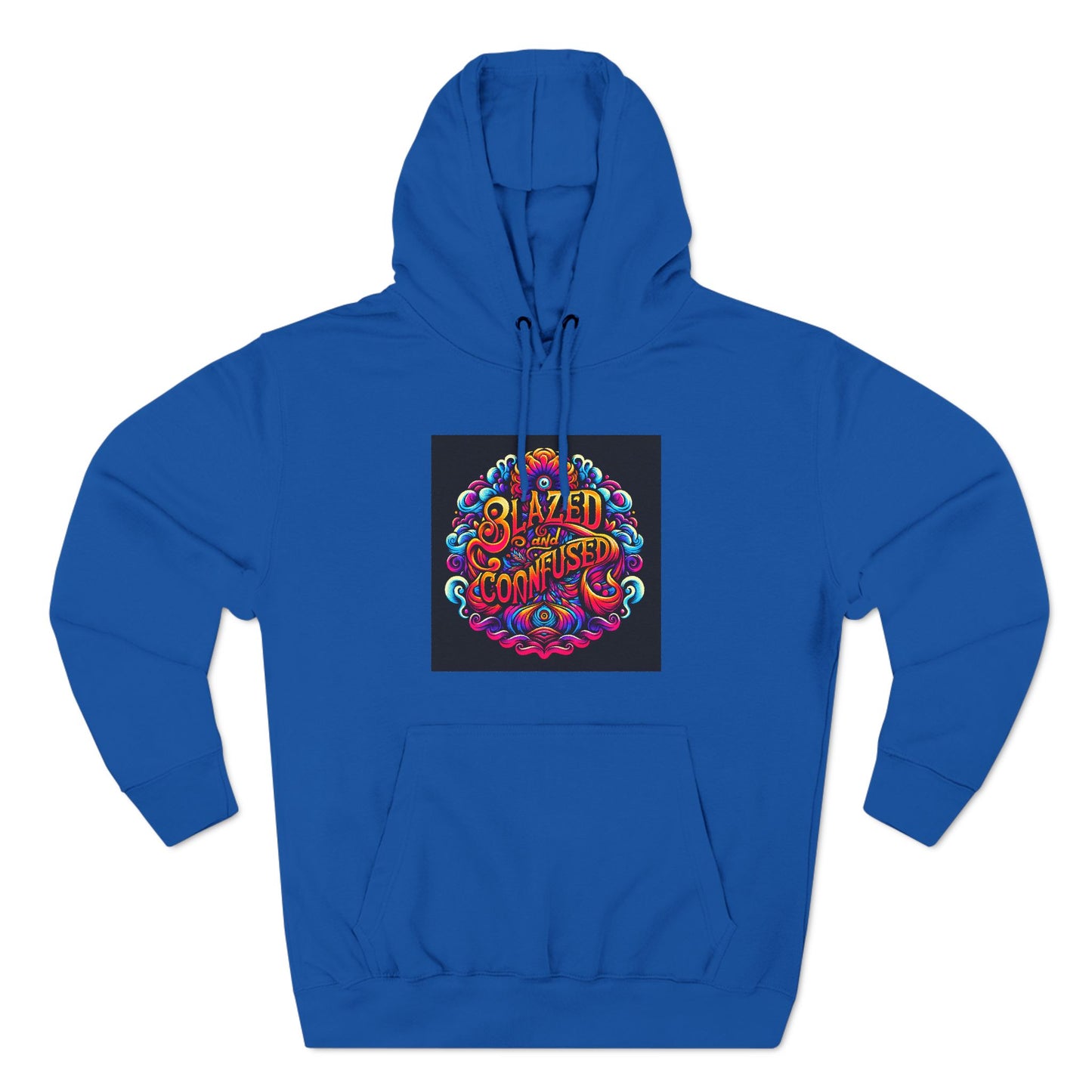 Blazed and Confused Three-Panel Fleece Hoodie