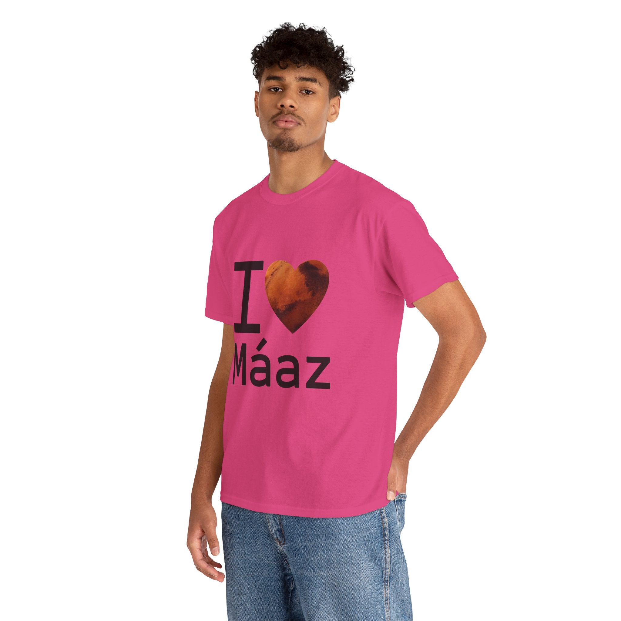 I Love Mars Unisex Heavy Cotton Tee