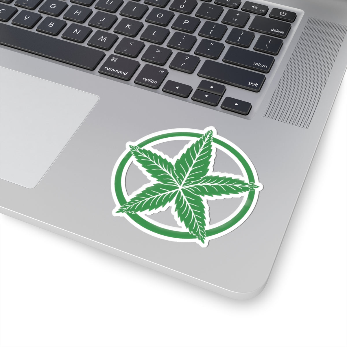 Green Army Star Kiss-Cut Stickers