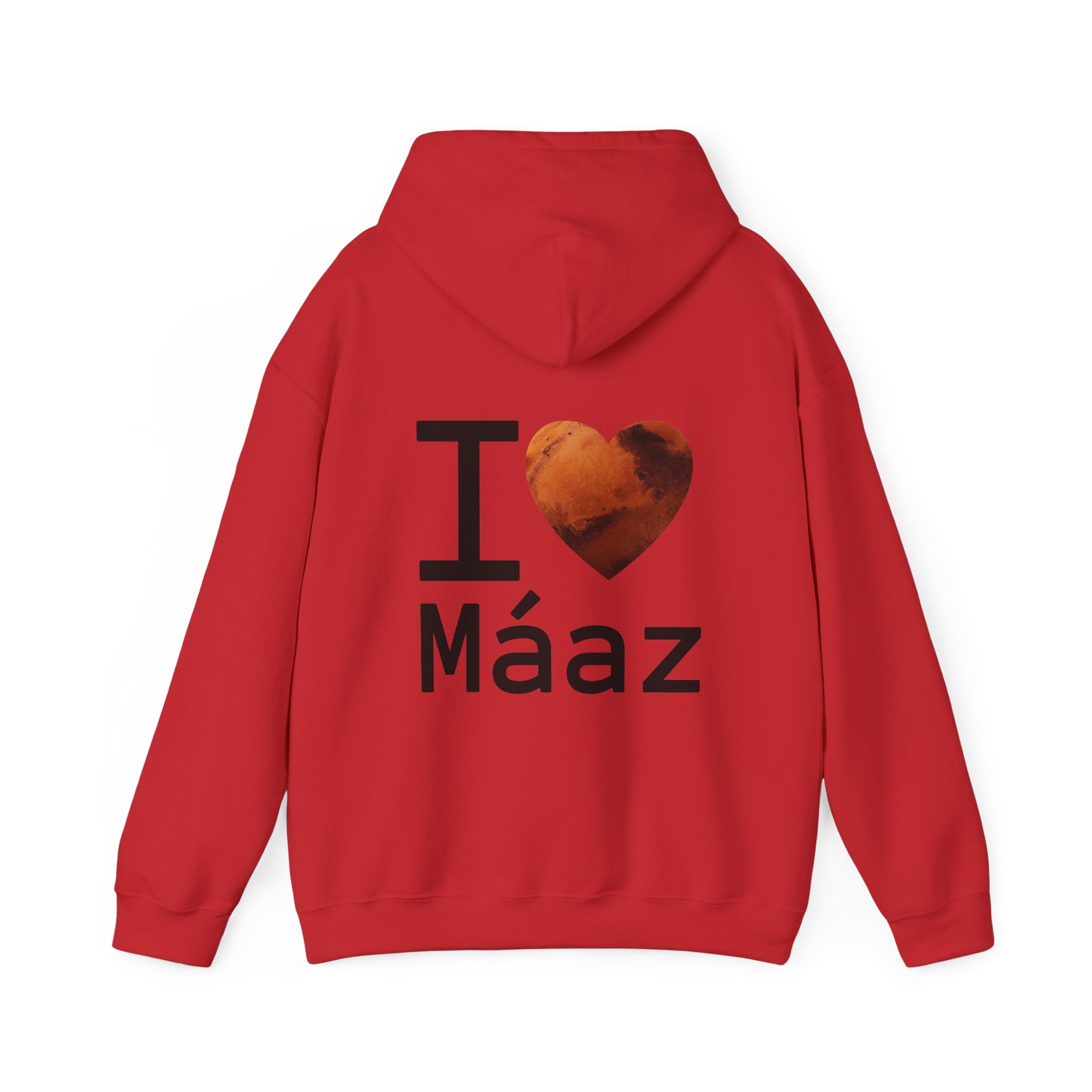 I Love Mars Unisex Heavy Blend Hooded Sweatshirt