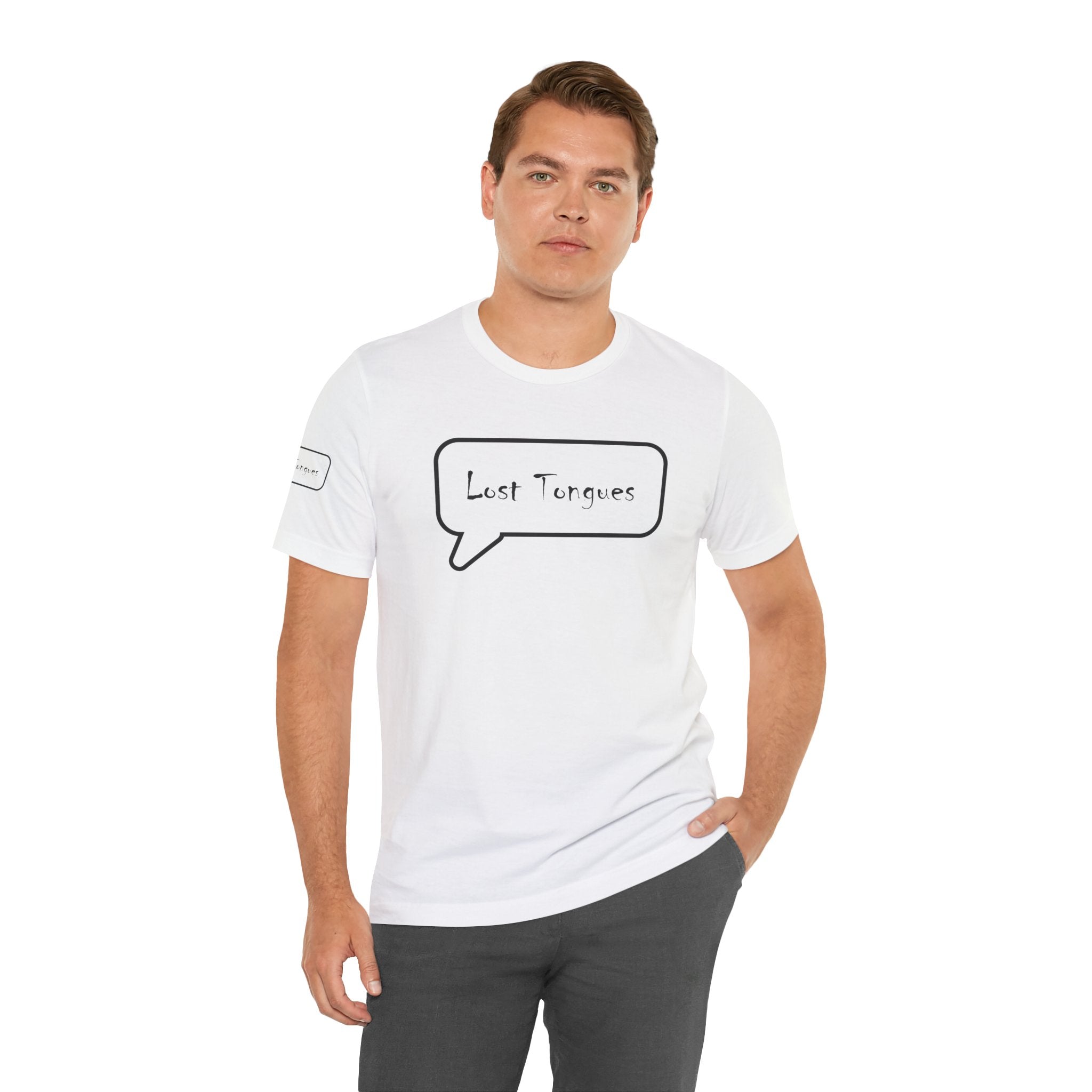 Lost Tongues Unisex Jersey Short Sleeve Tee