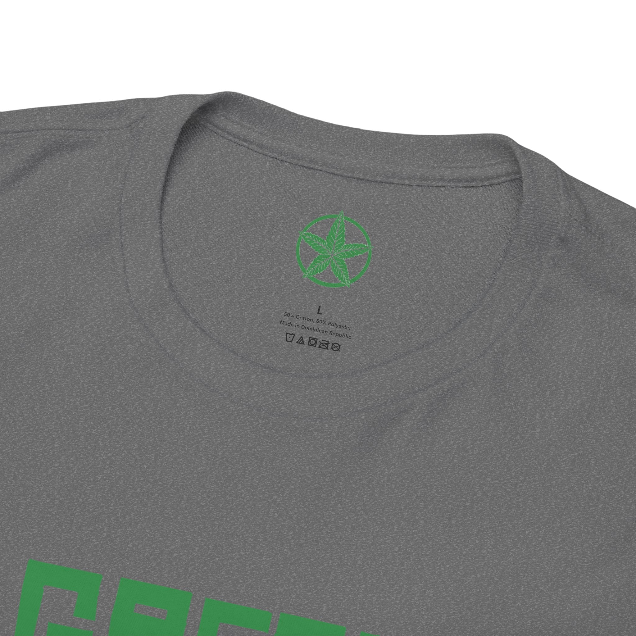 Green Army Star Leaf Unisex Heavy Cotton Tee