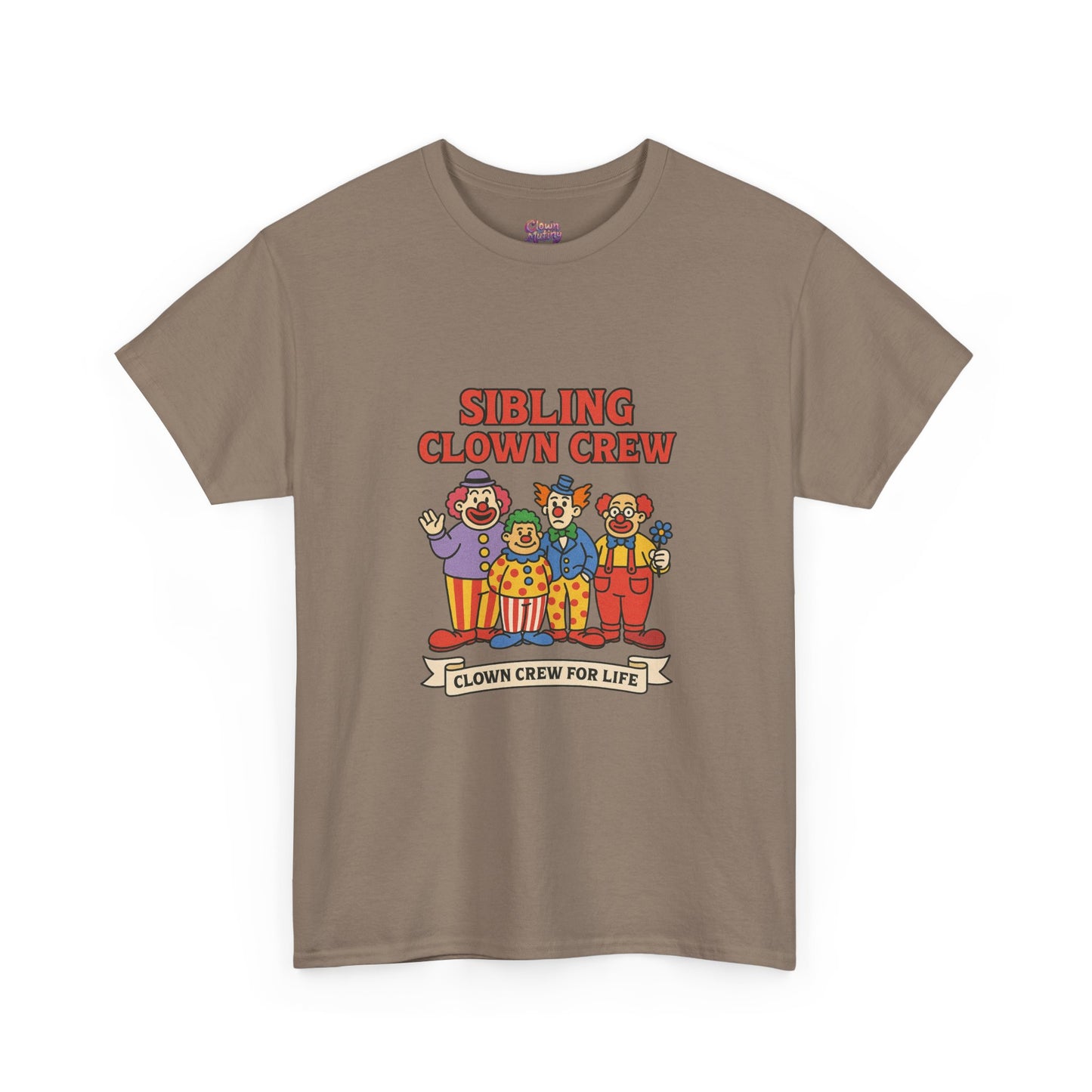 Clown Siblings Unisex Heavy Cotton Tee