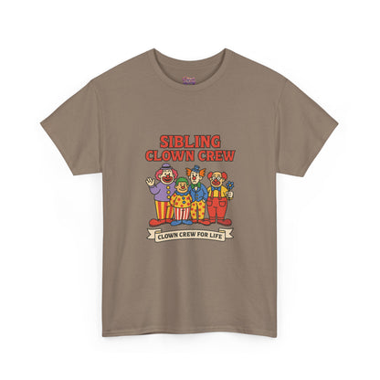 Clown Siblings Unisex Heavy Cotton Tee